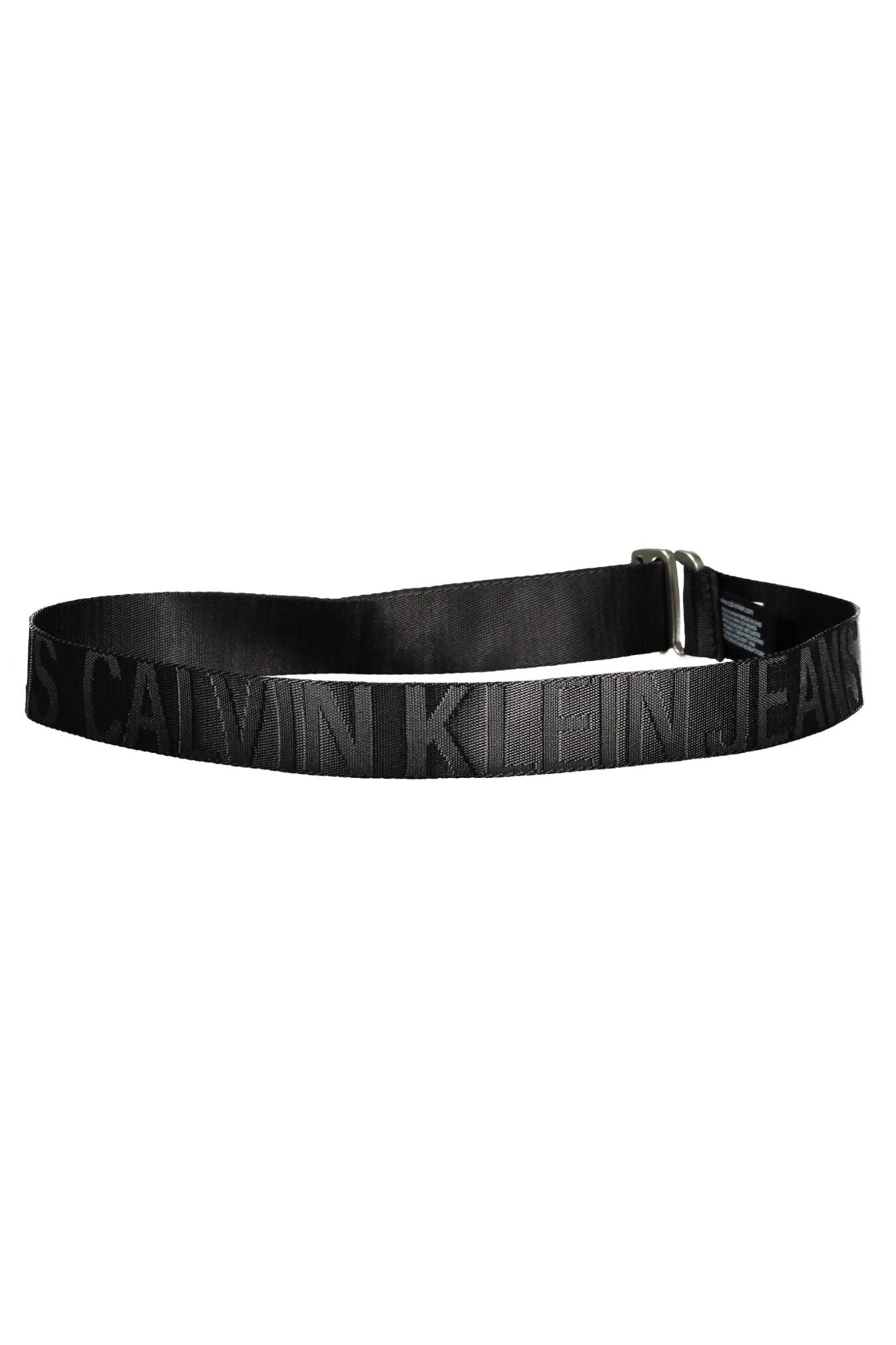 Black Nylon Mens Belt