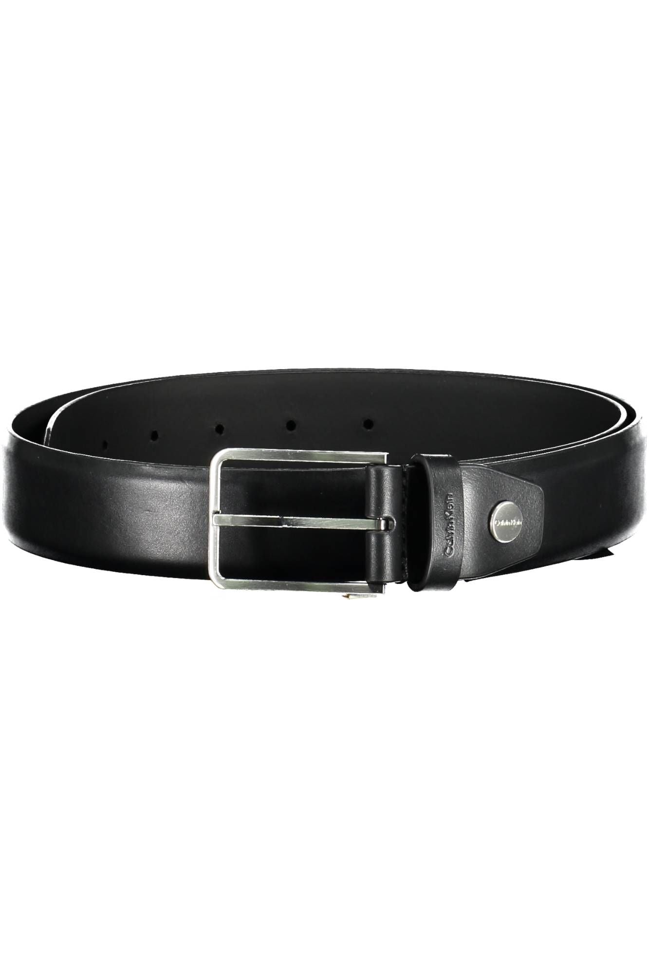 Black Leather Men Belt
