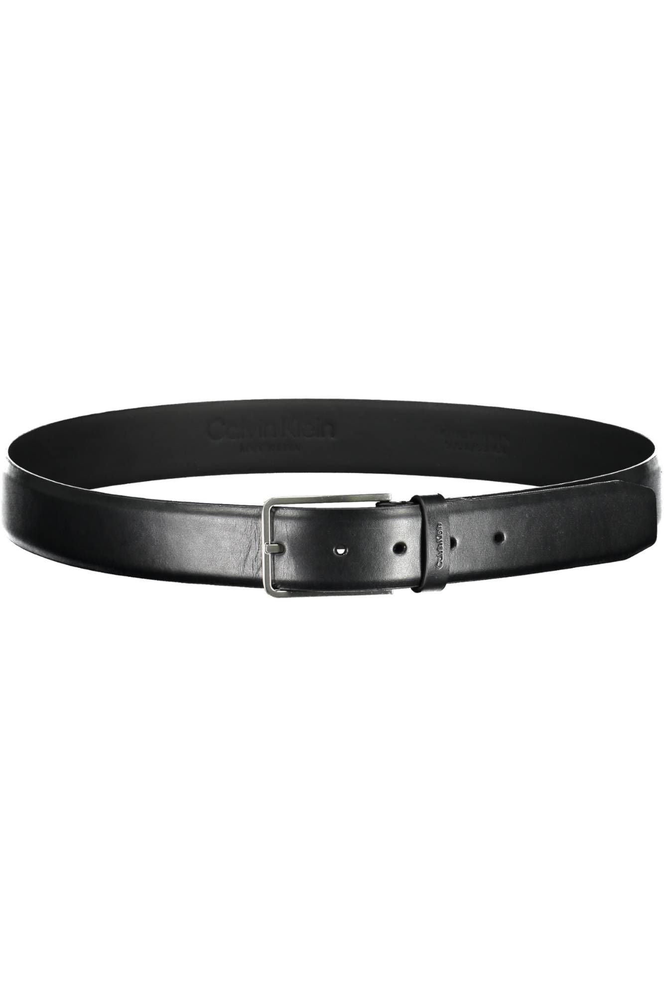 Black Leather Men Belt