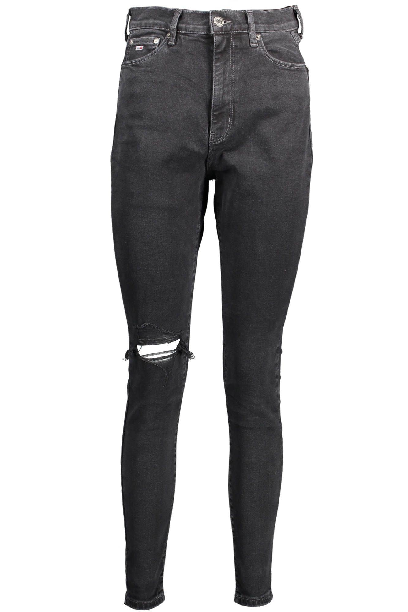 Black Cotton Women Jeans