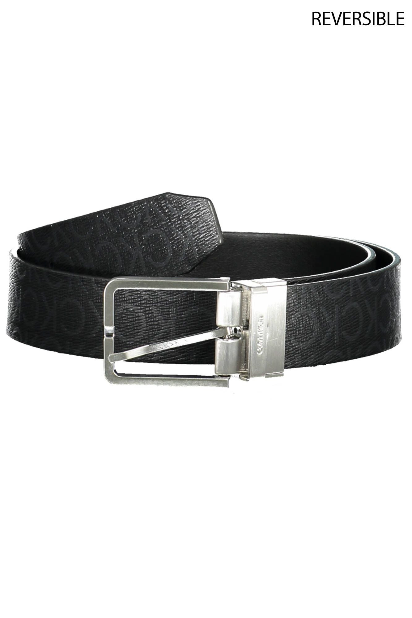 Black Leather Men Belt
