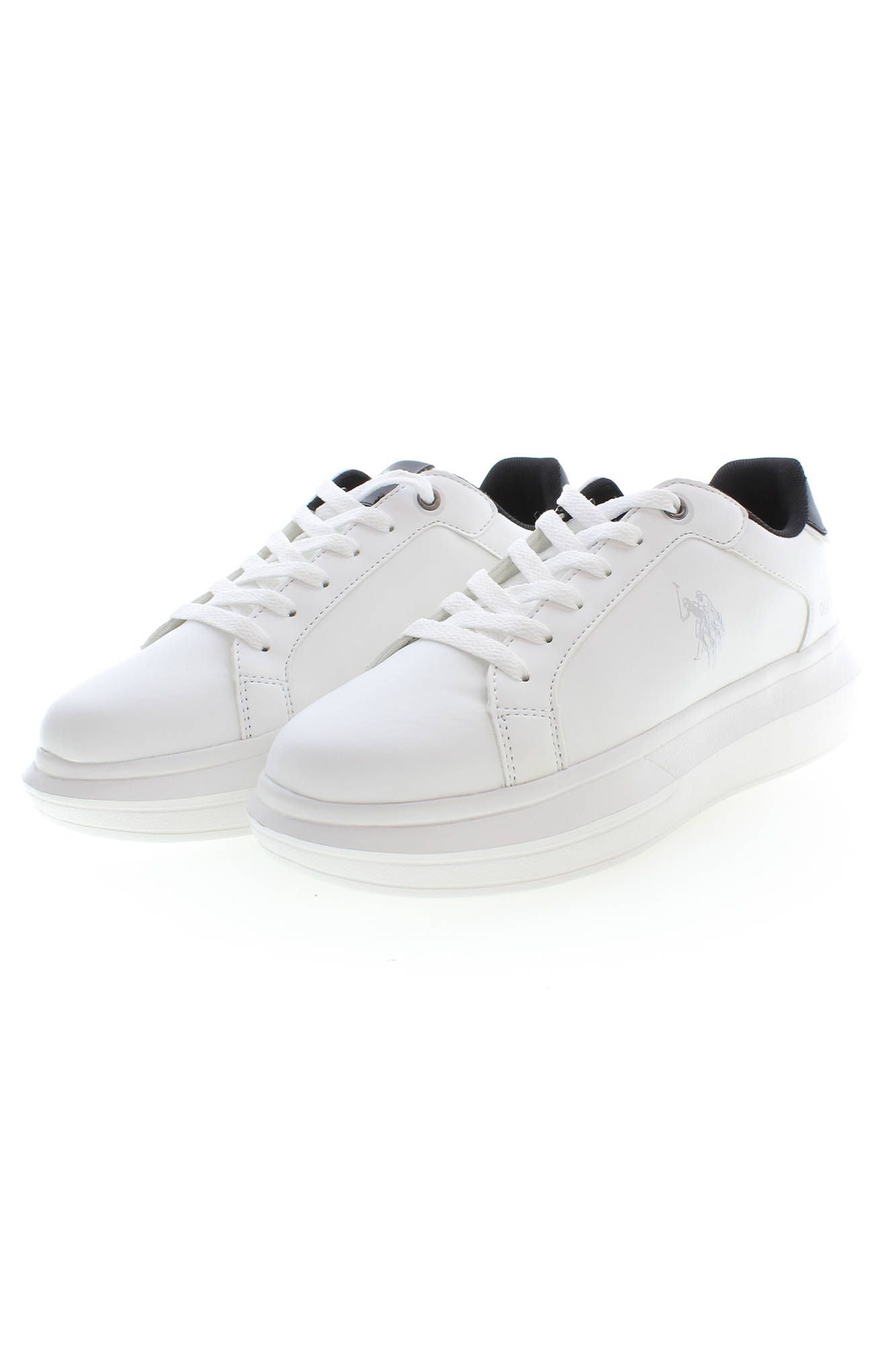 White Polyester Women Sneaker
