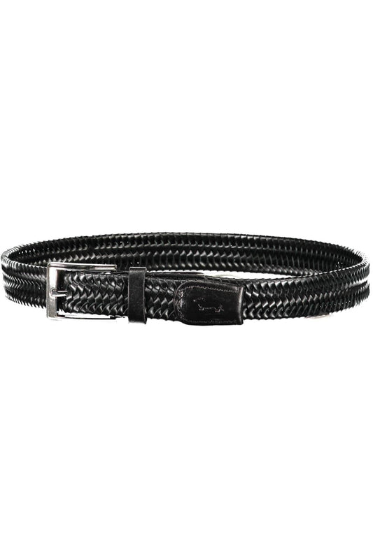 Black Leather Men Belt