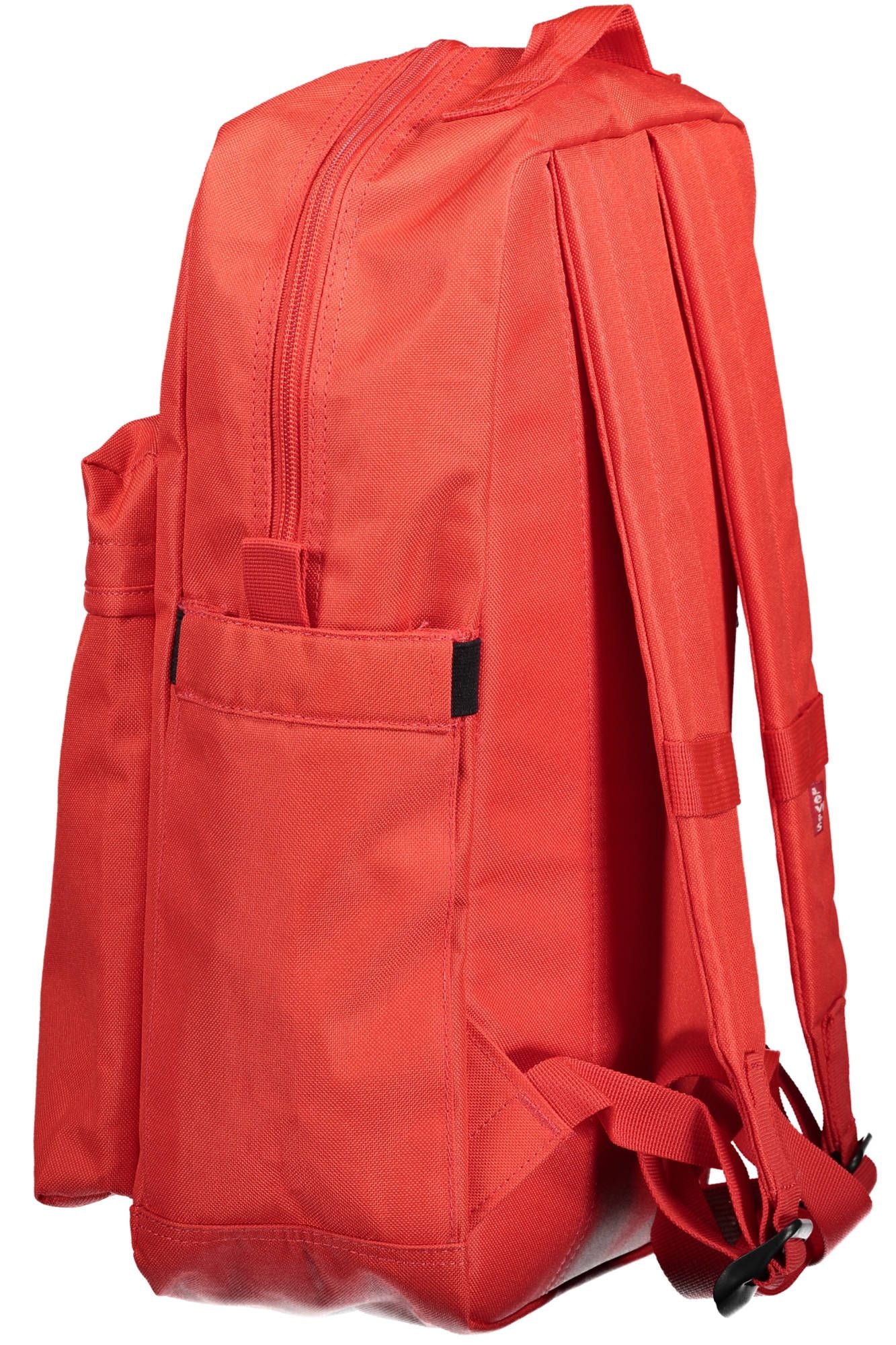 Red Polyester Mens Backpack