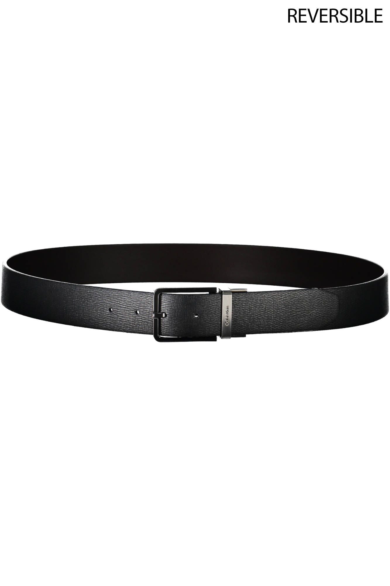 Black Polyester Men Belt