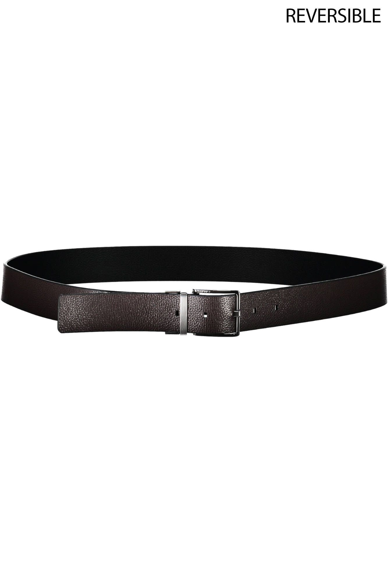 Black Leather Men Belt