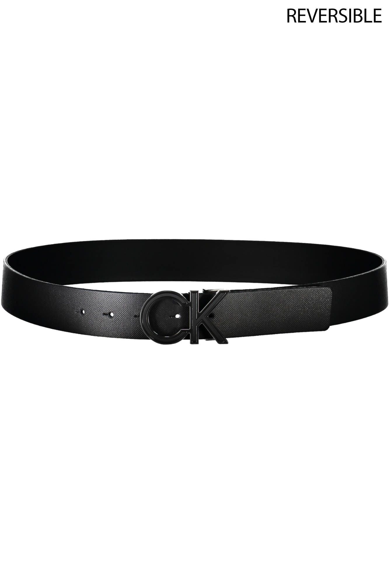 Black Leather Men Belt