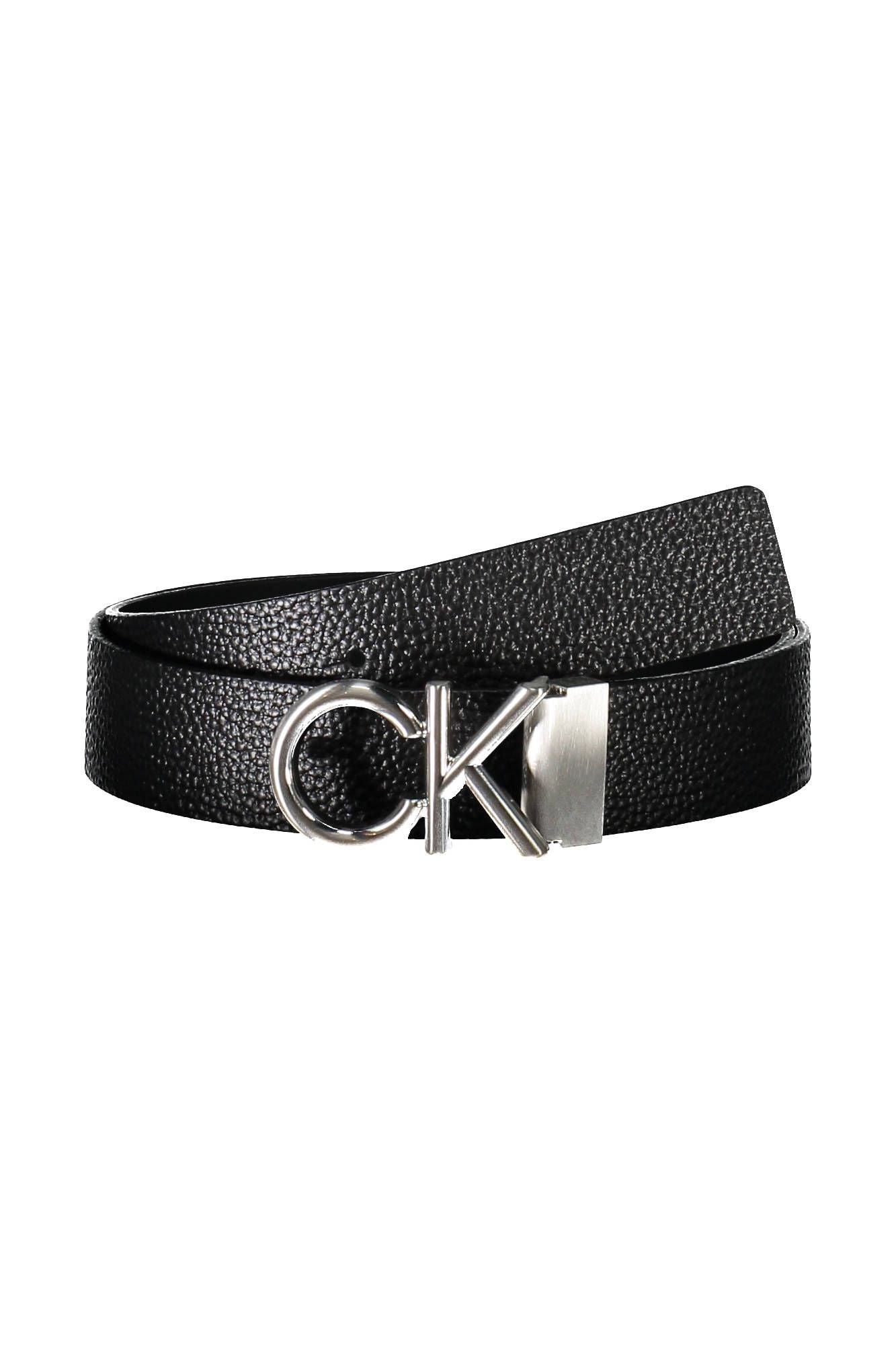 Black Leather Men Belt