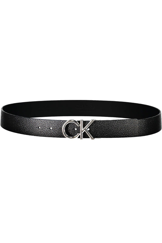 Black Leather Men Belt