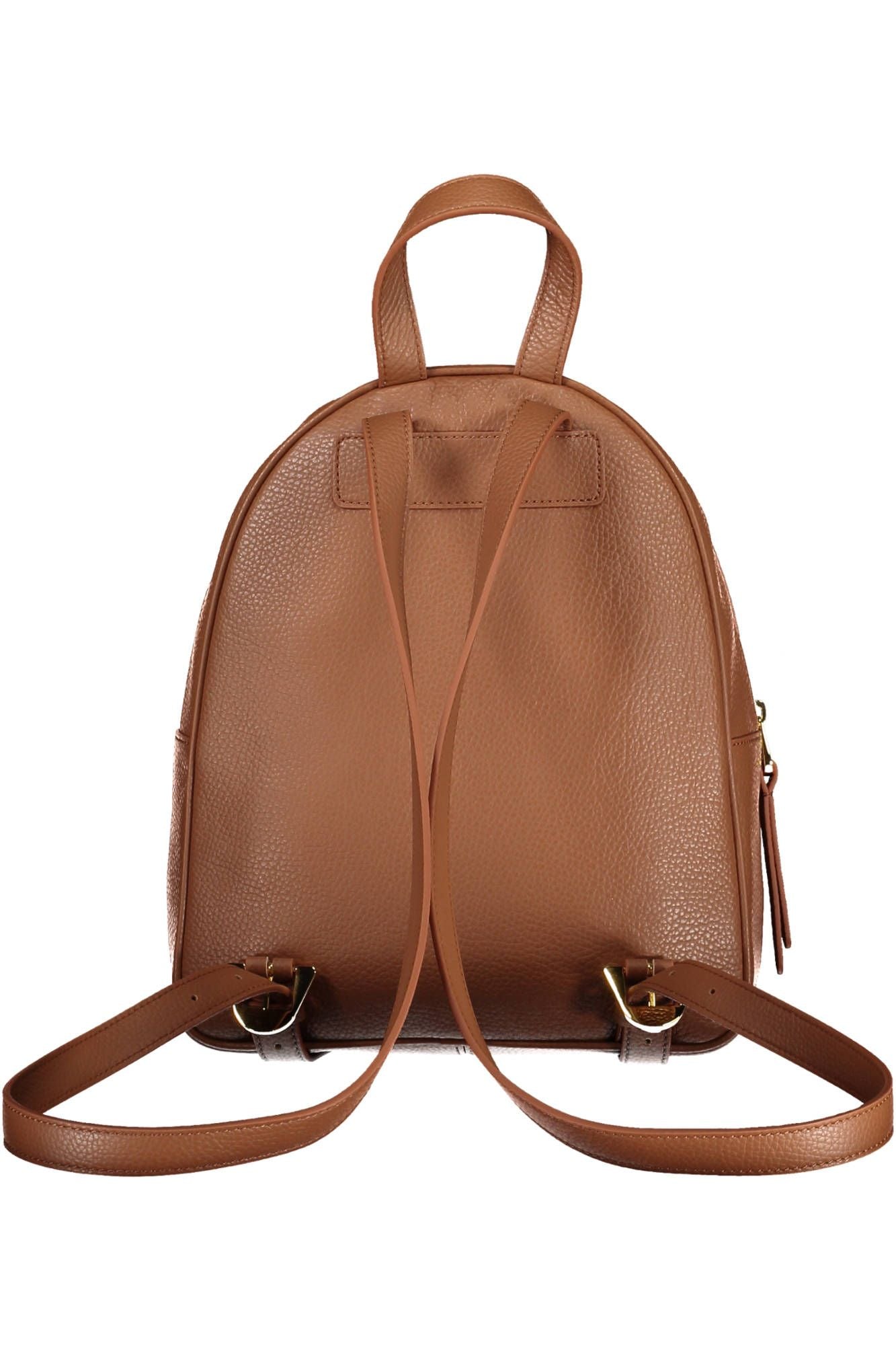 Brown Leather Women Backpack