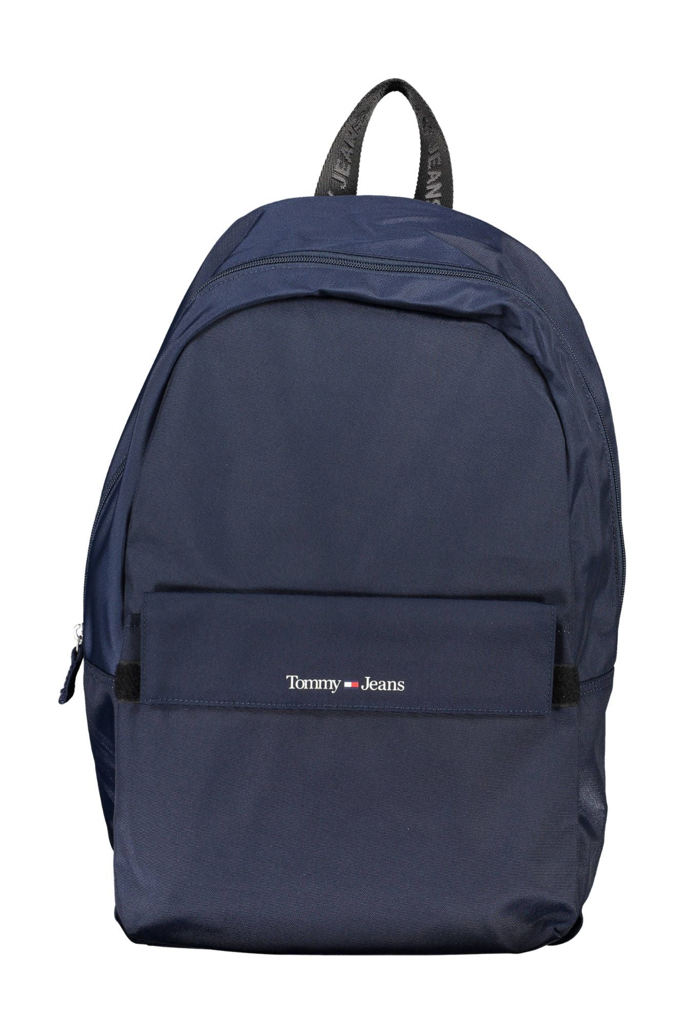 Blue Recycled Polyester Men Backpack
