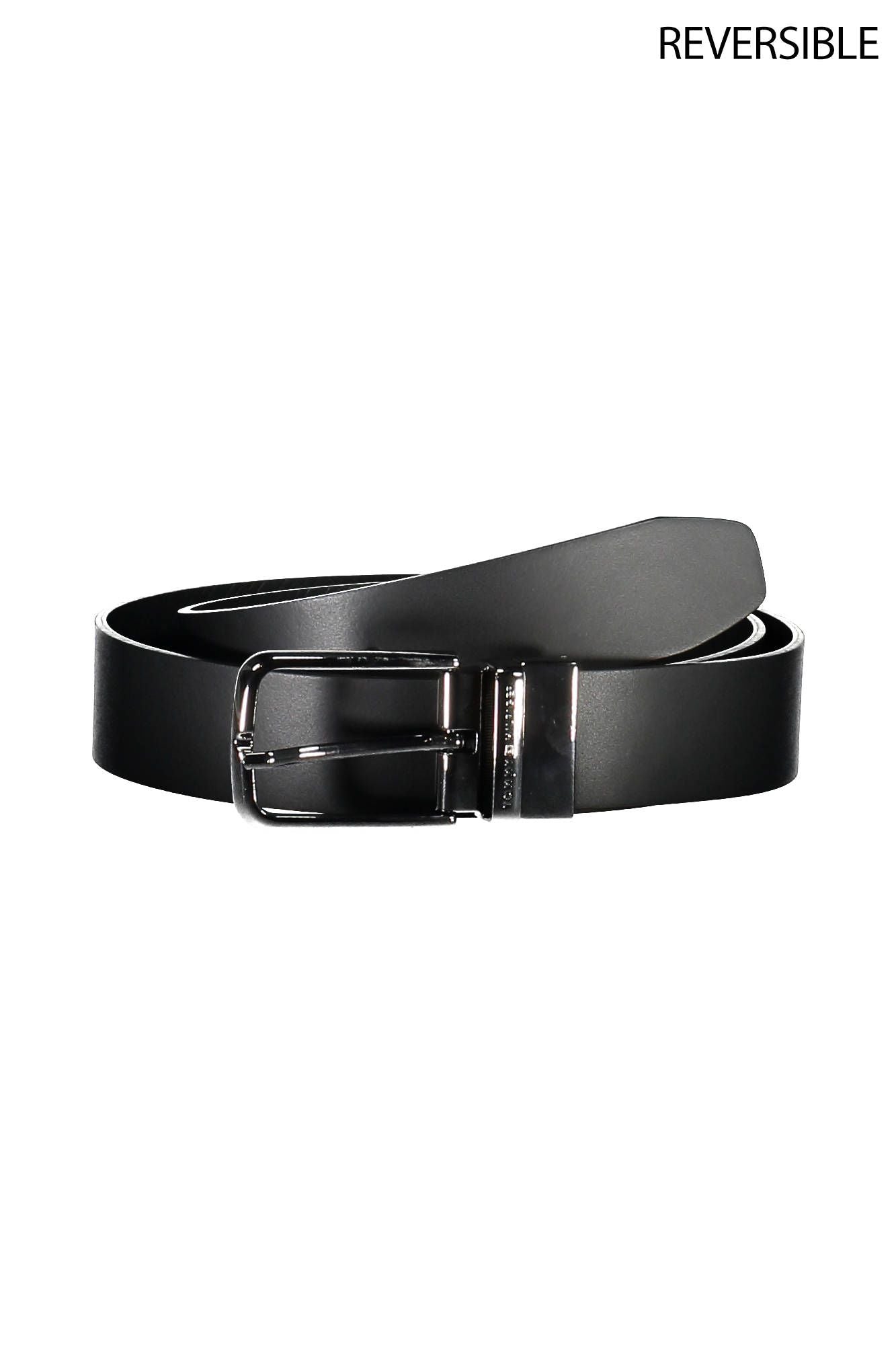 Black Leather Men Belt