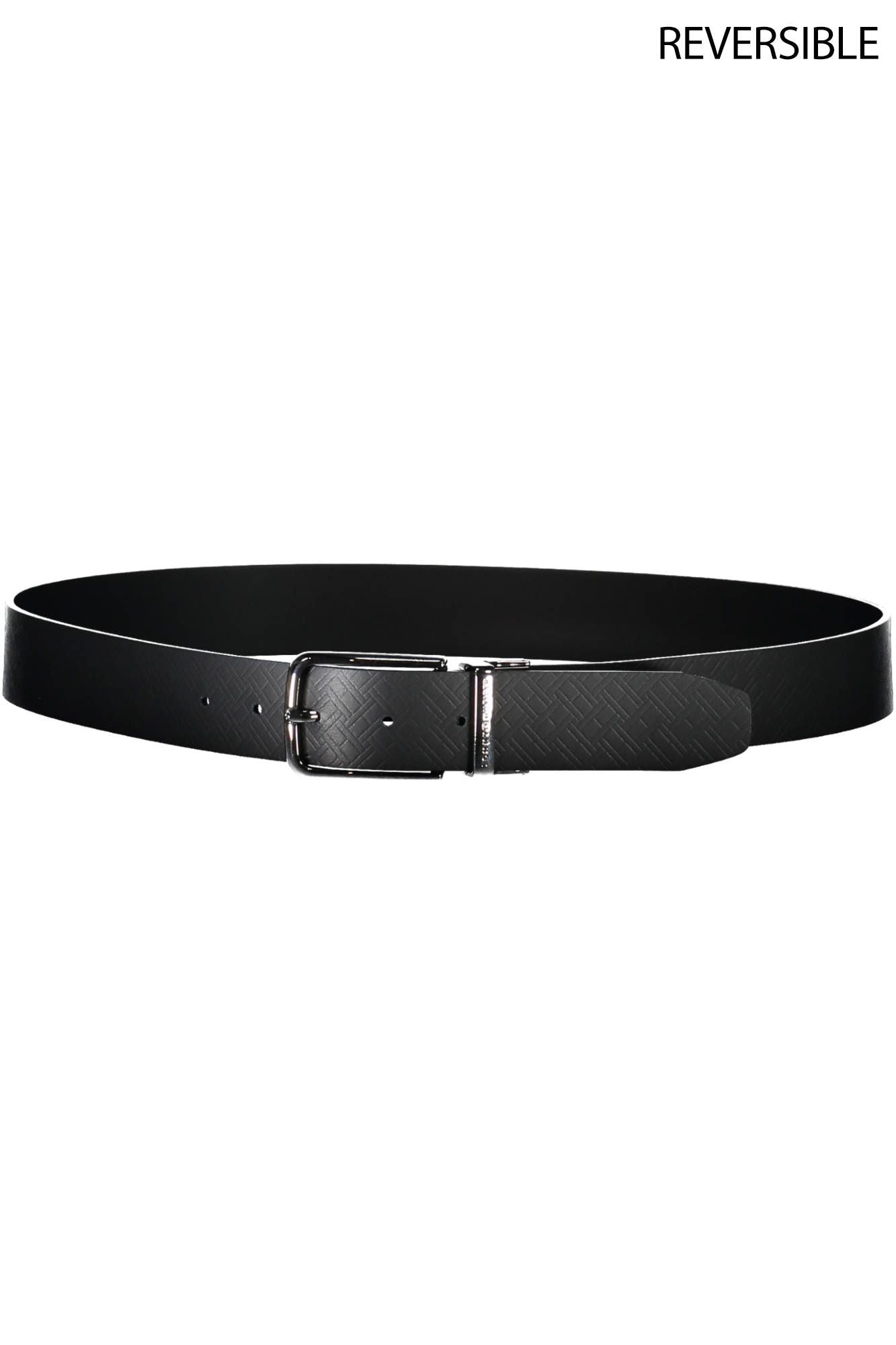 Black Leather Men Belt