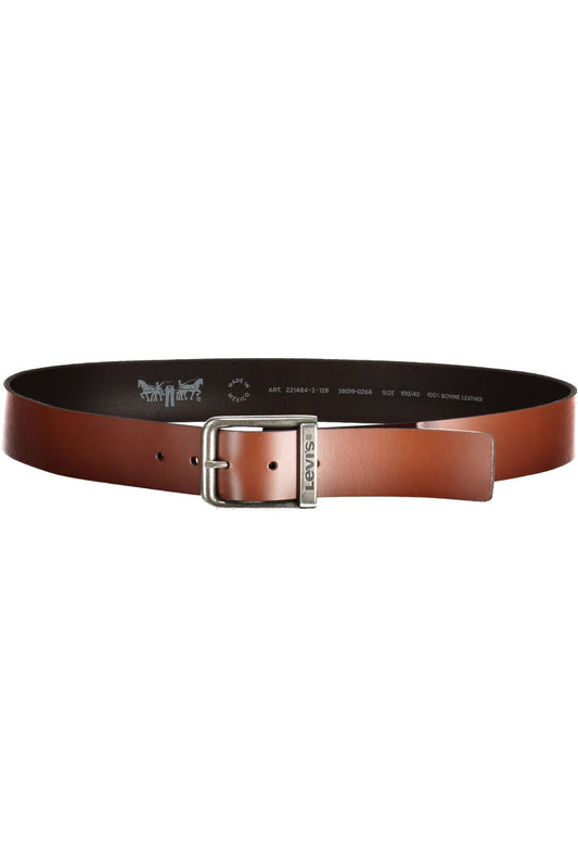 Brown Leather Men Belt