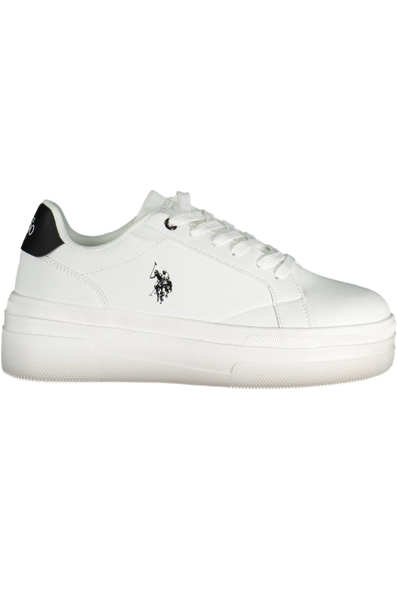 White Polyester Women Sneaker