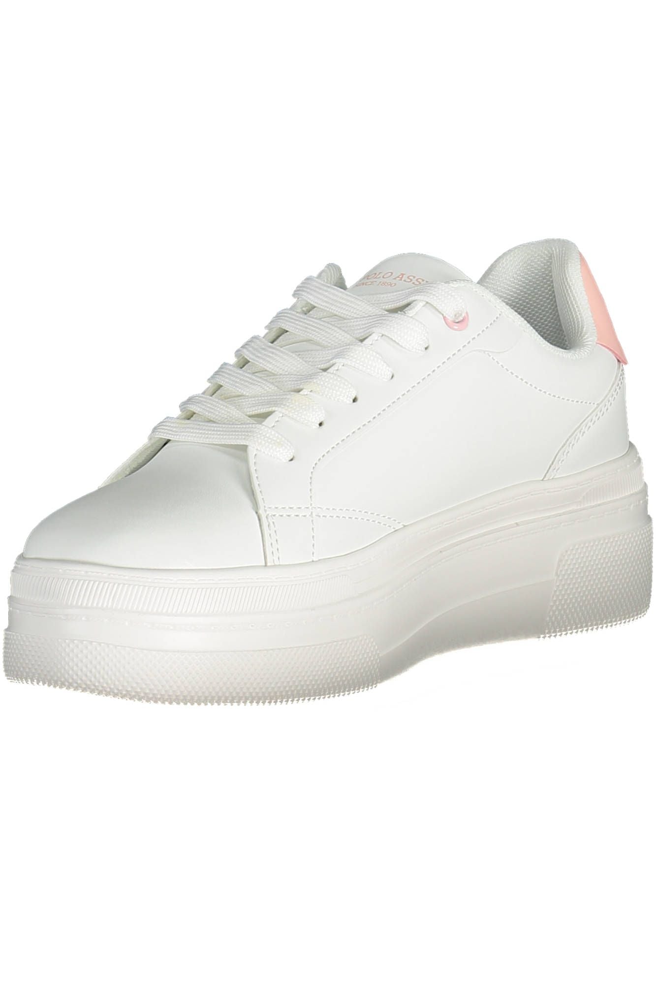 White Polyester Women Sneaker