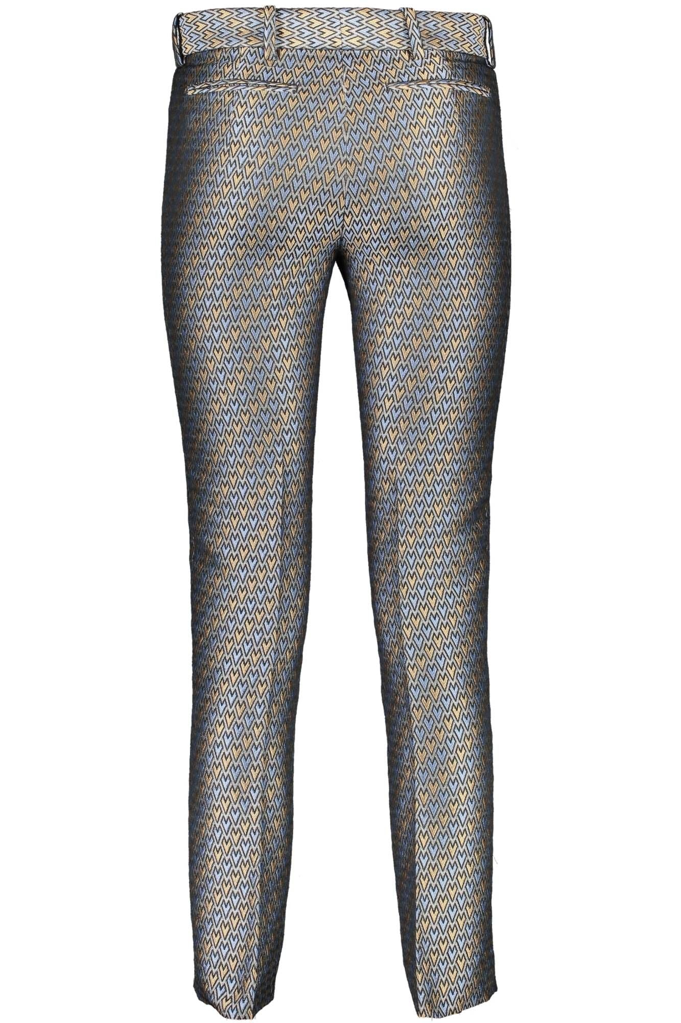 Beige Polyester Women Pant