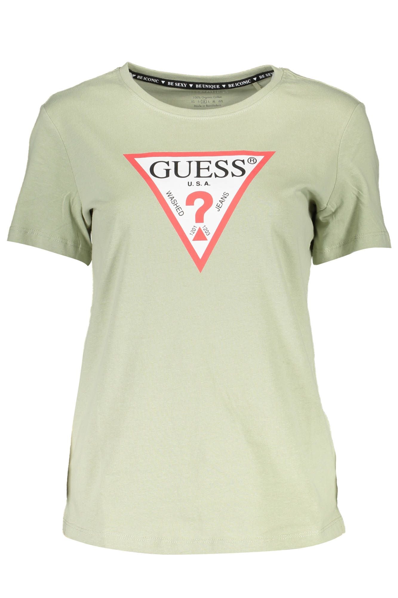 Green Cotton Women TShirt