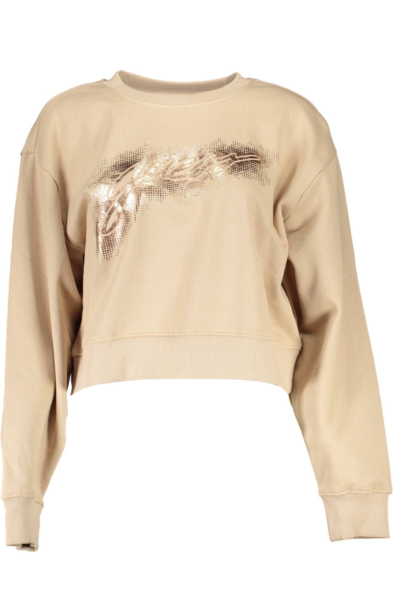 Beige Cotton Women Sweater
