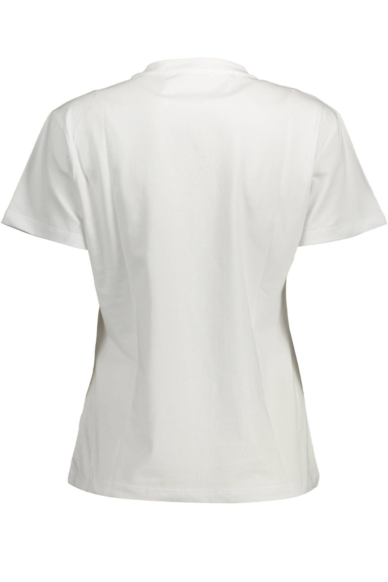 White Cotton Women T-Shirt