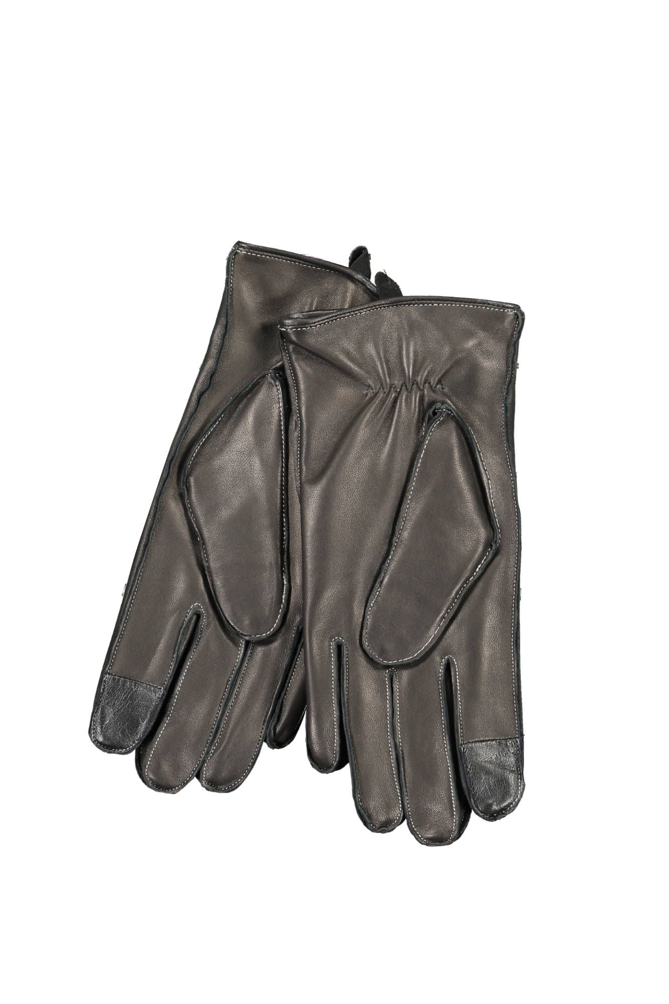 Black Wool Men Glove