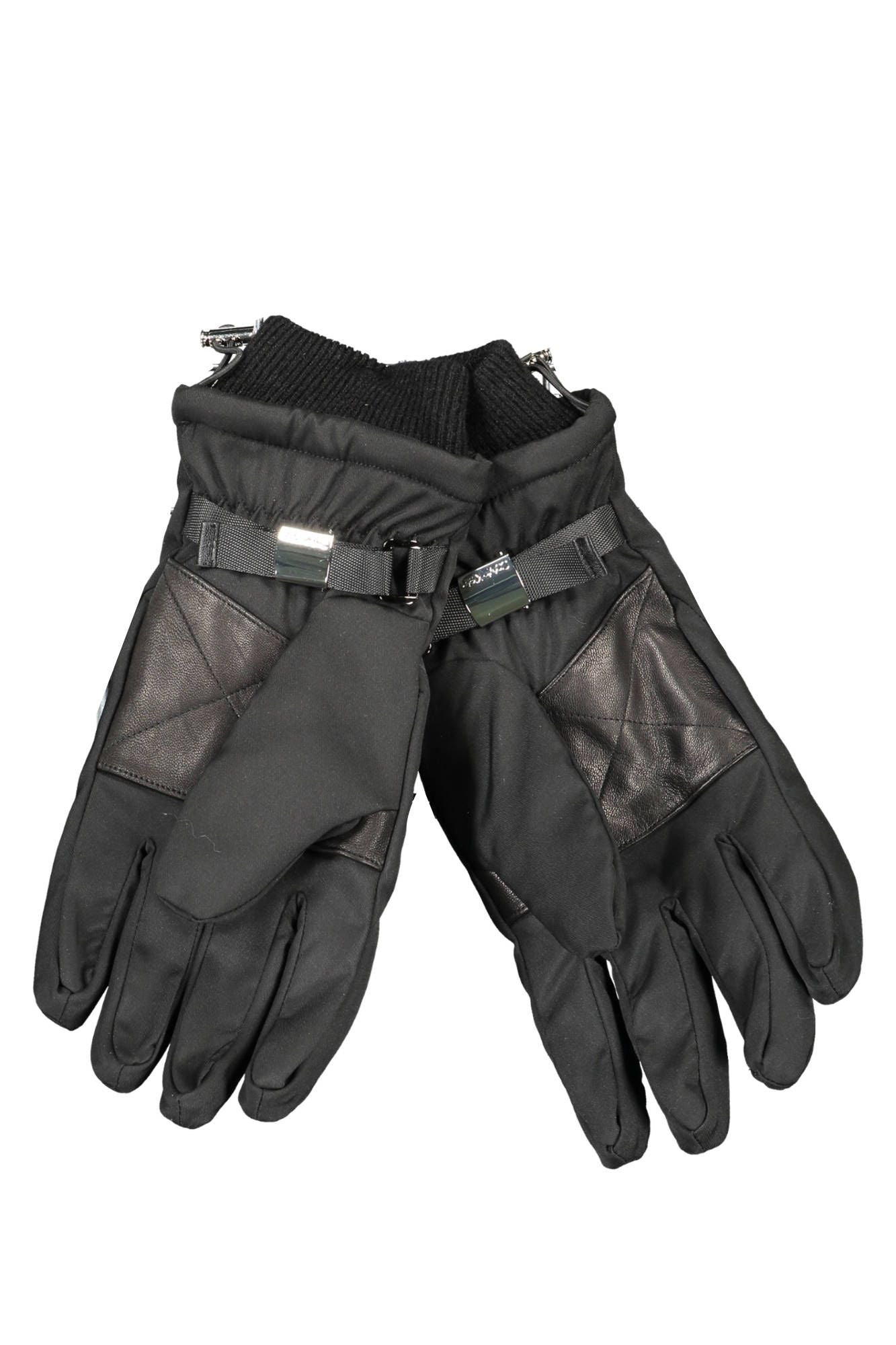 Black Polyester Men Glove