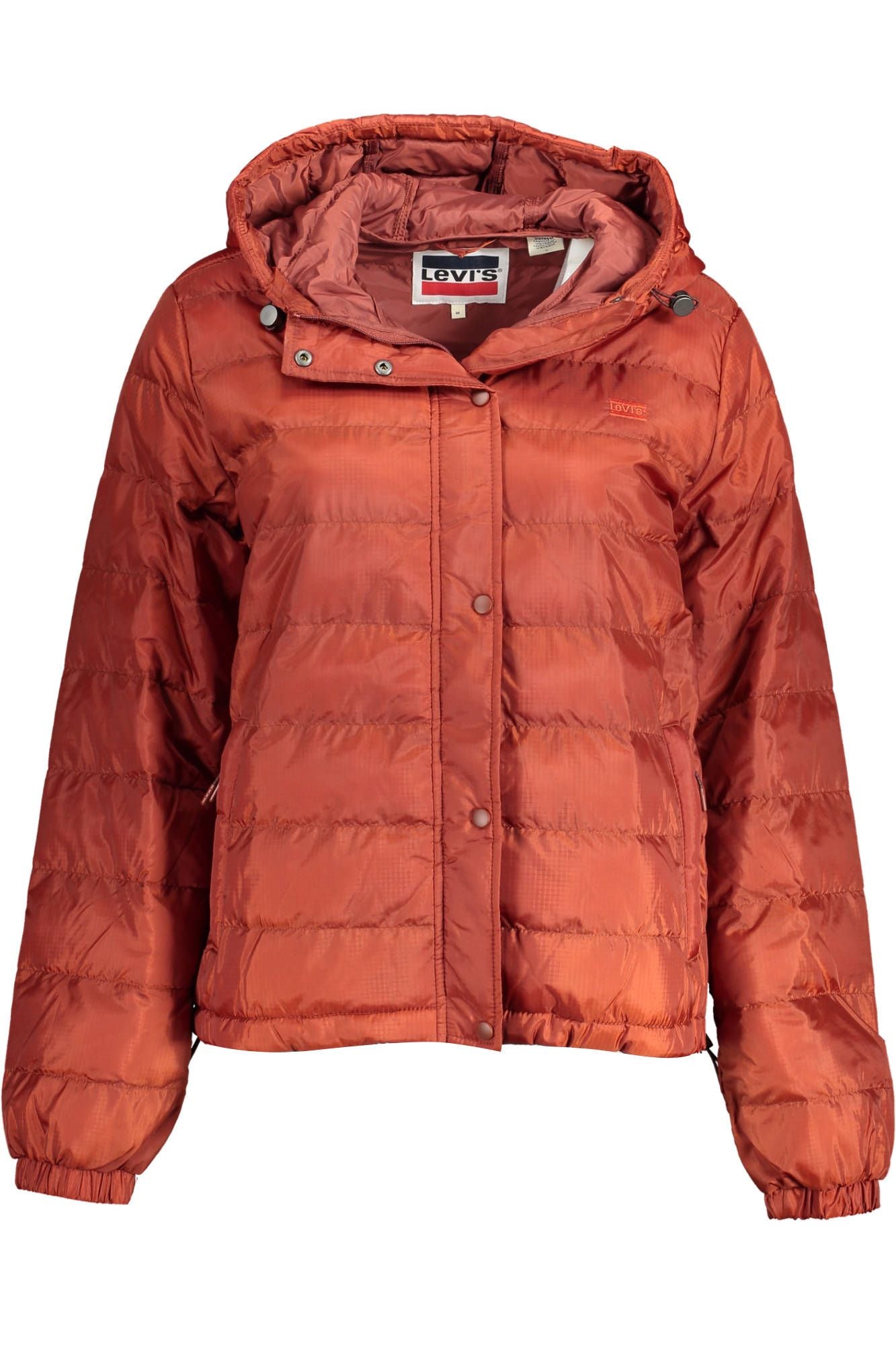 Red Polyester Women Jacket