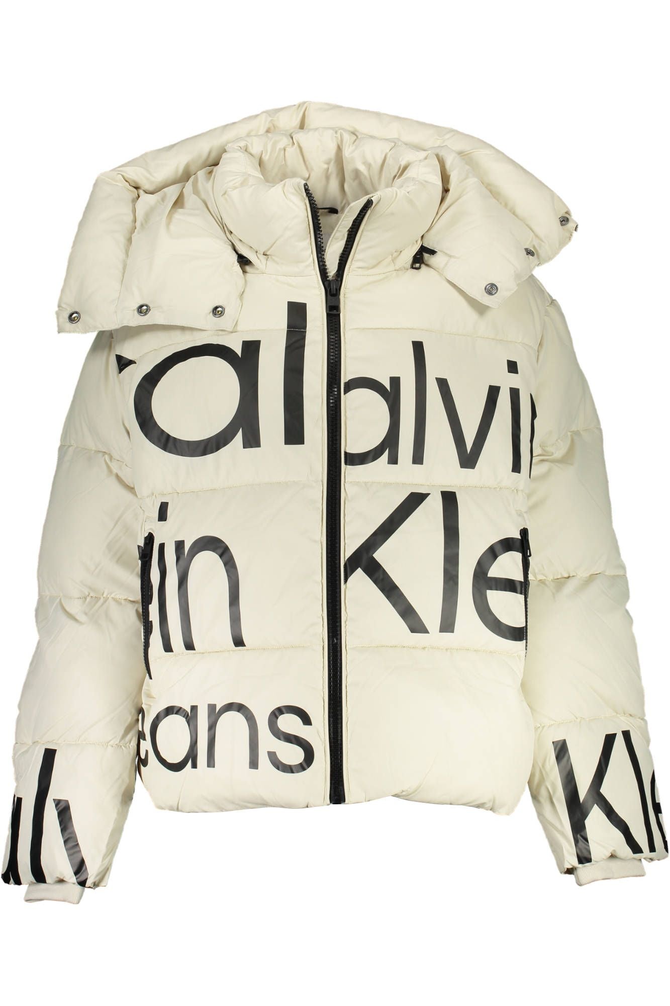 Beige Polyester Women Jacket