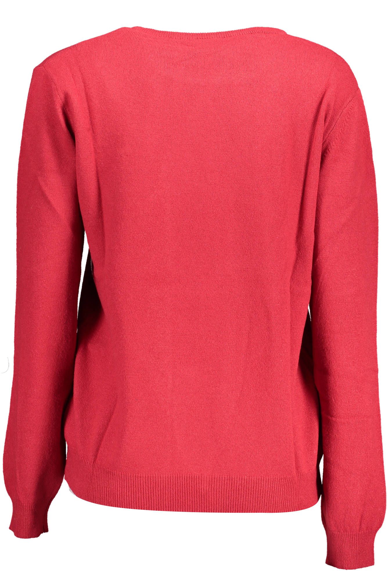 Red Wool Women Sweater