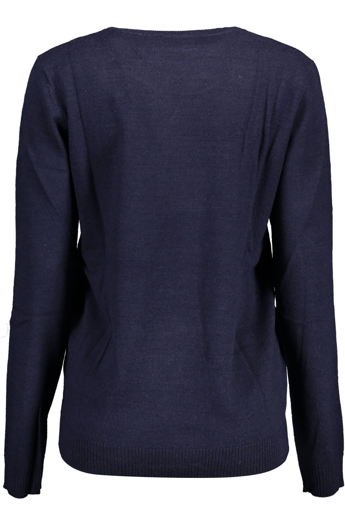 Blue Acrylic Women Sweater