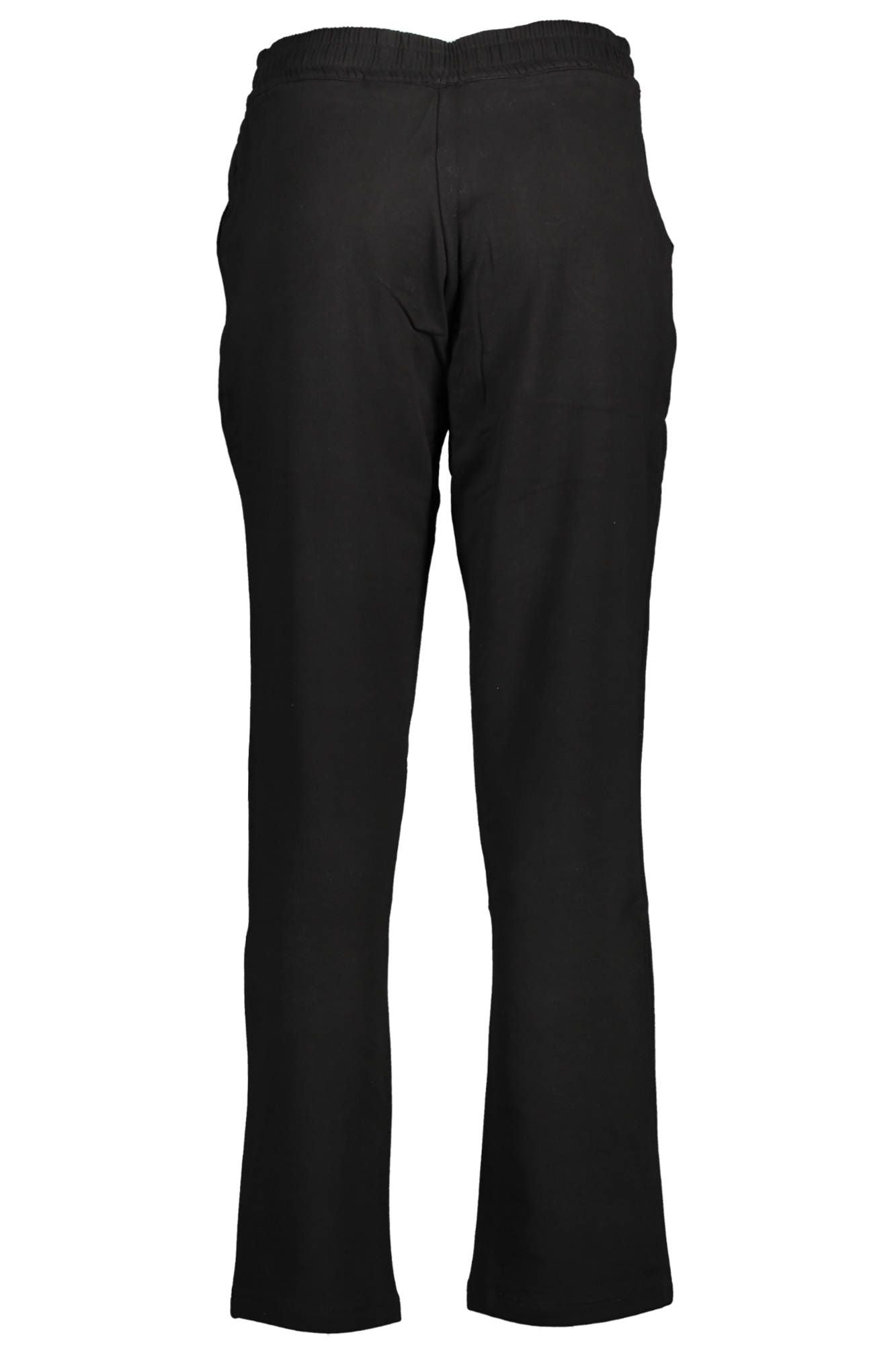 Black Cotton Women Trouser
