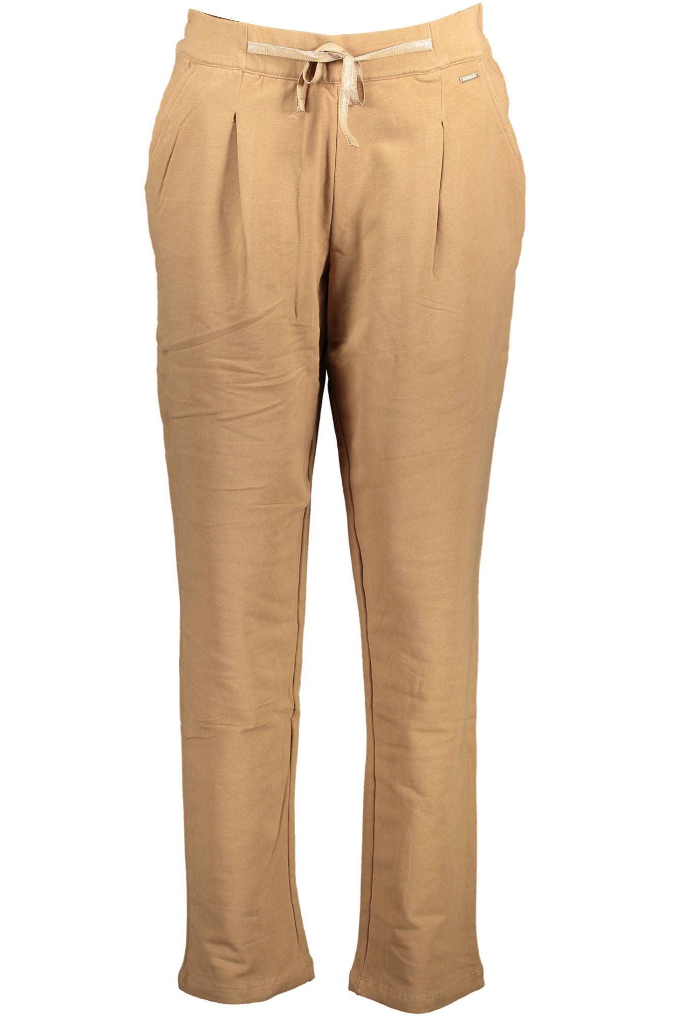 Brown Cotton Women Sports Trouser