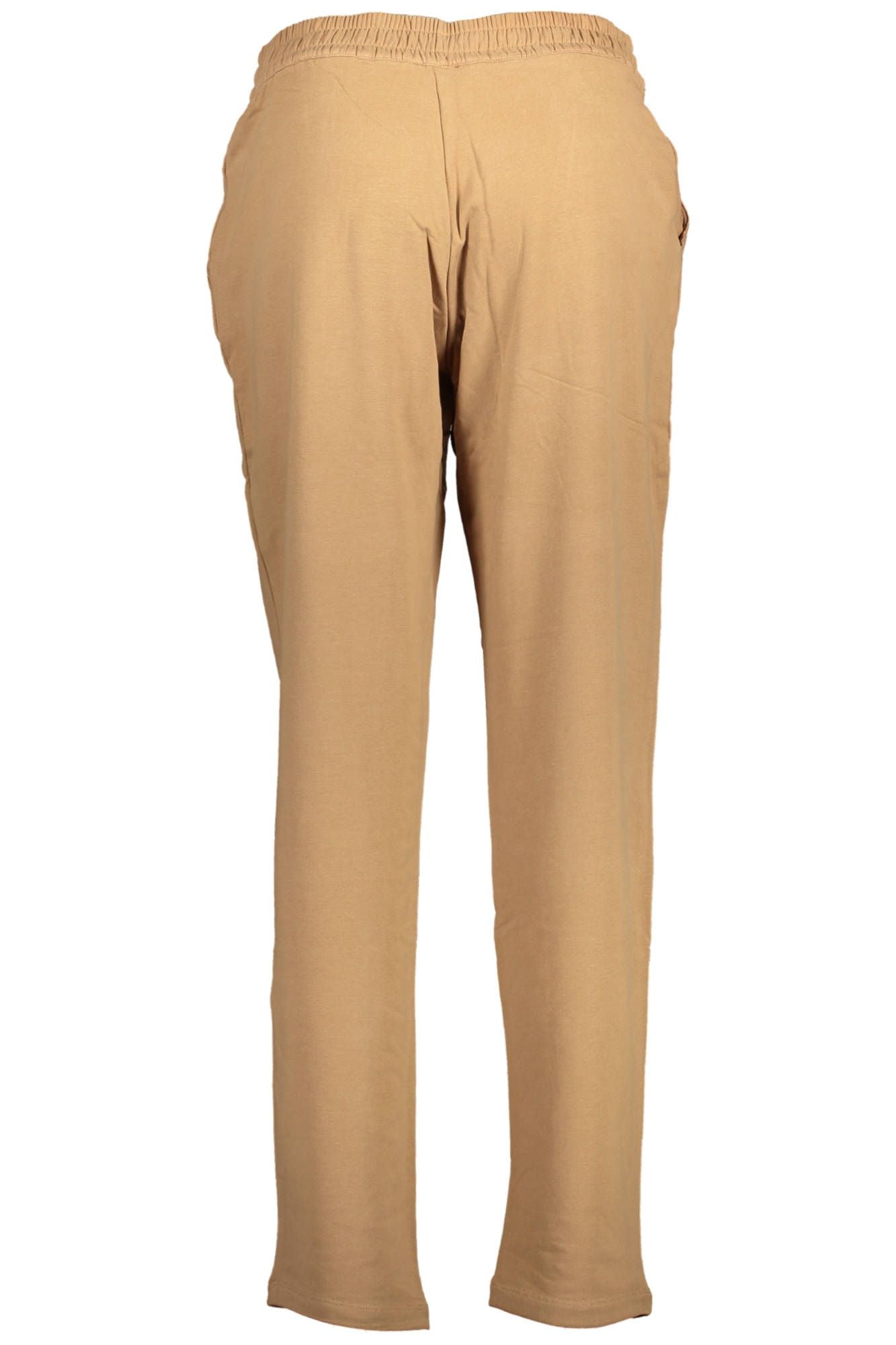 Brown Cotton Women Sports Trouser