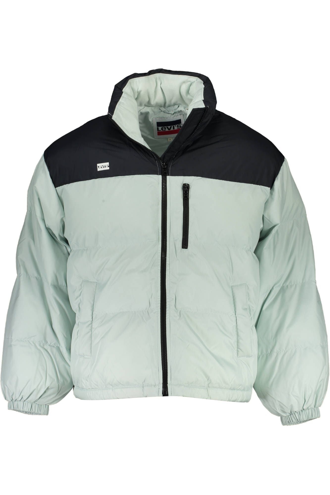Light Blue Polyester Women Jacket