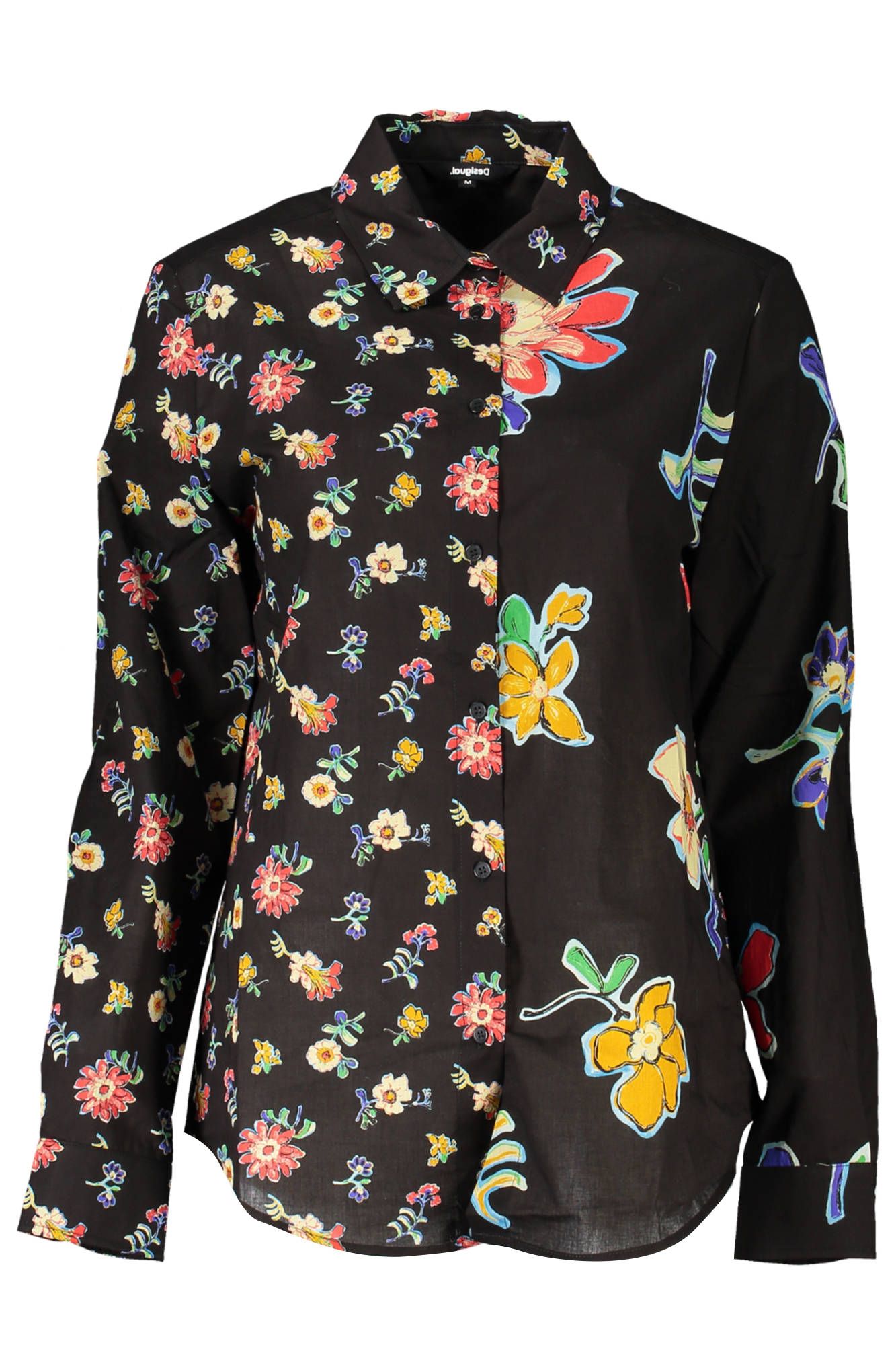 Black Cotton Women Shirt