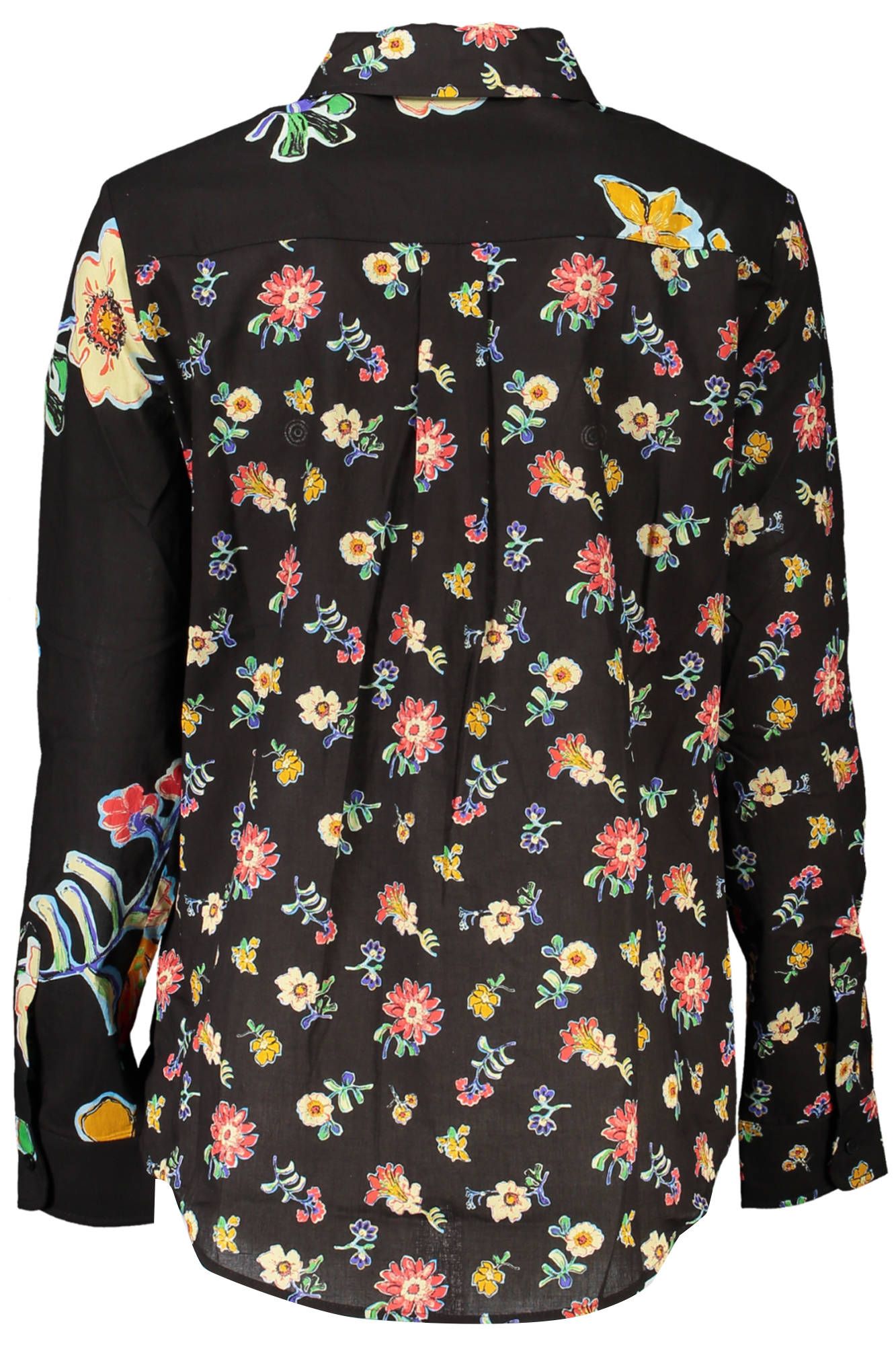 Black Cotton Women Shirt