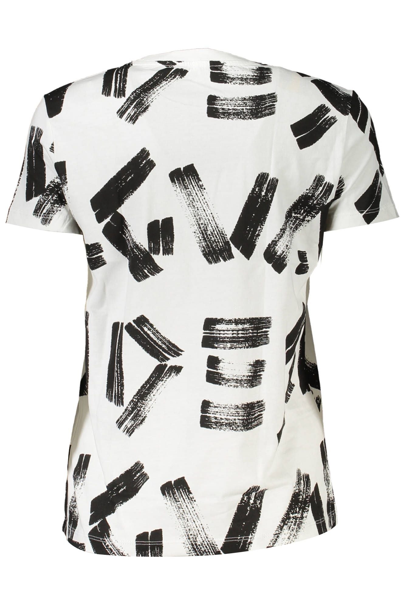 White Cotton Women T-Shirt