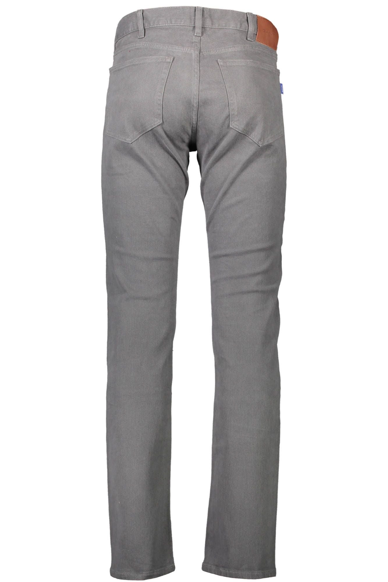 Gray Cotton Mens Trousers