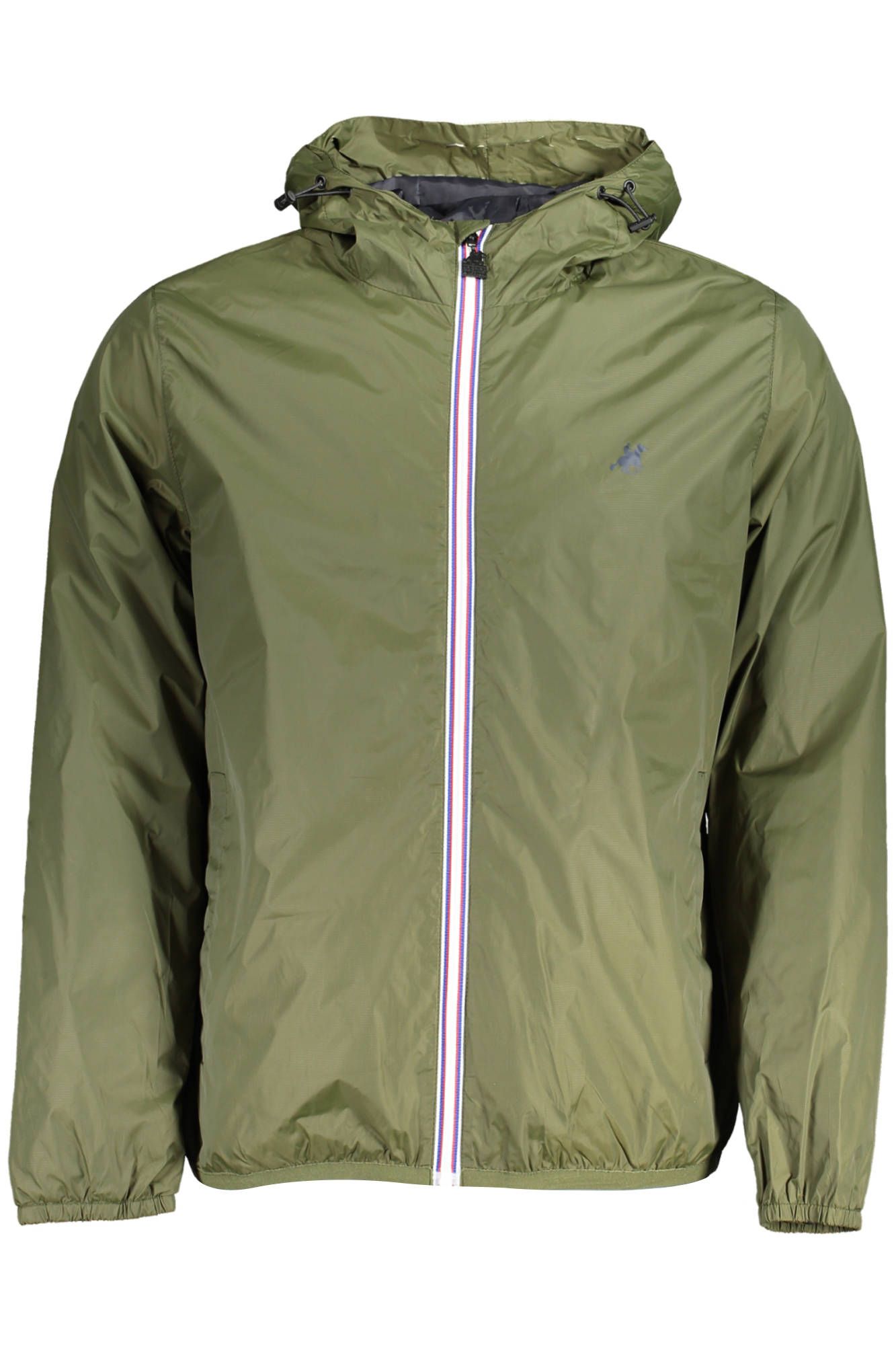 Green Nylon Men Jacket