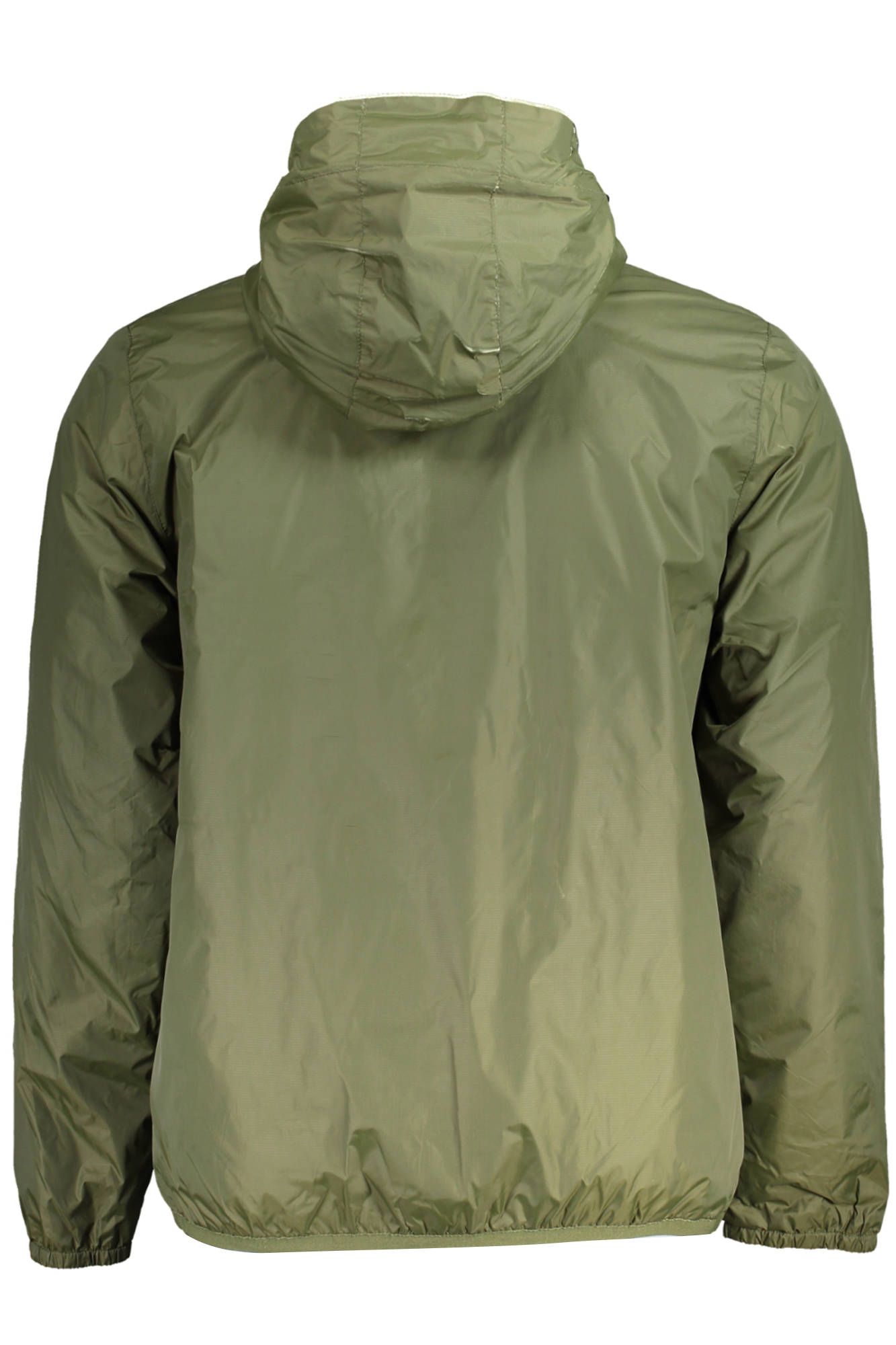 Green Nylon Men Jacket