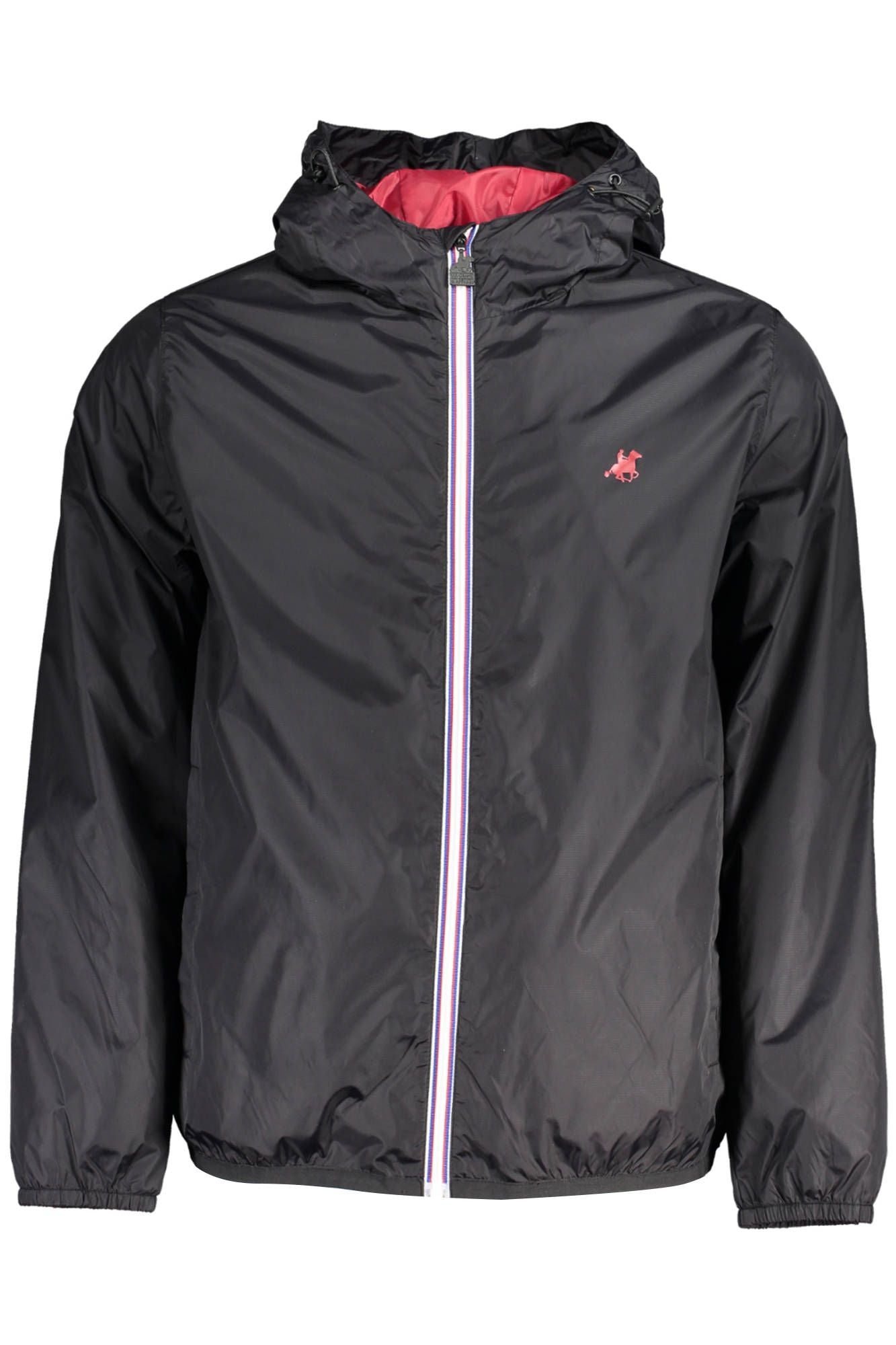 Black Nylon Men Jacket