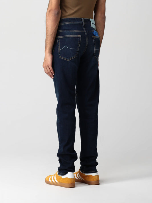 Blue Cotton Men Jeans