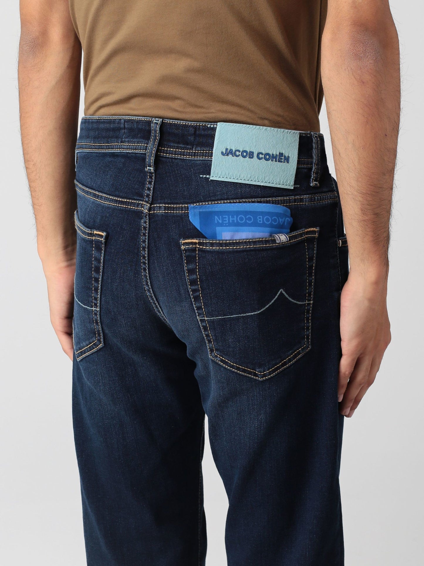 Blue Cotton Men Jeans