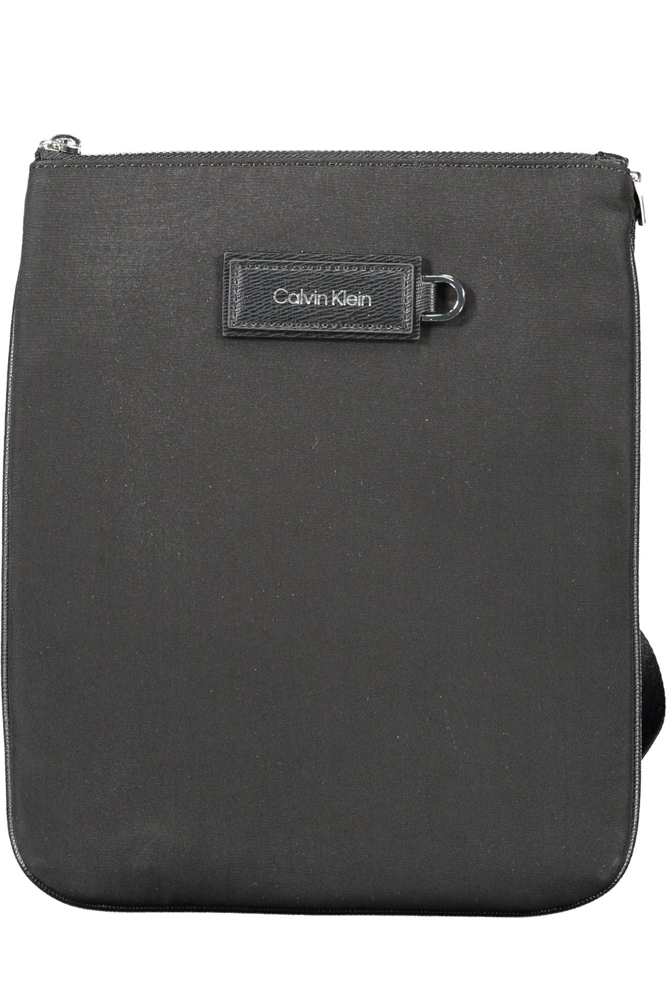 Black Polyester Men Shoulder Bag