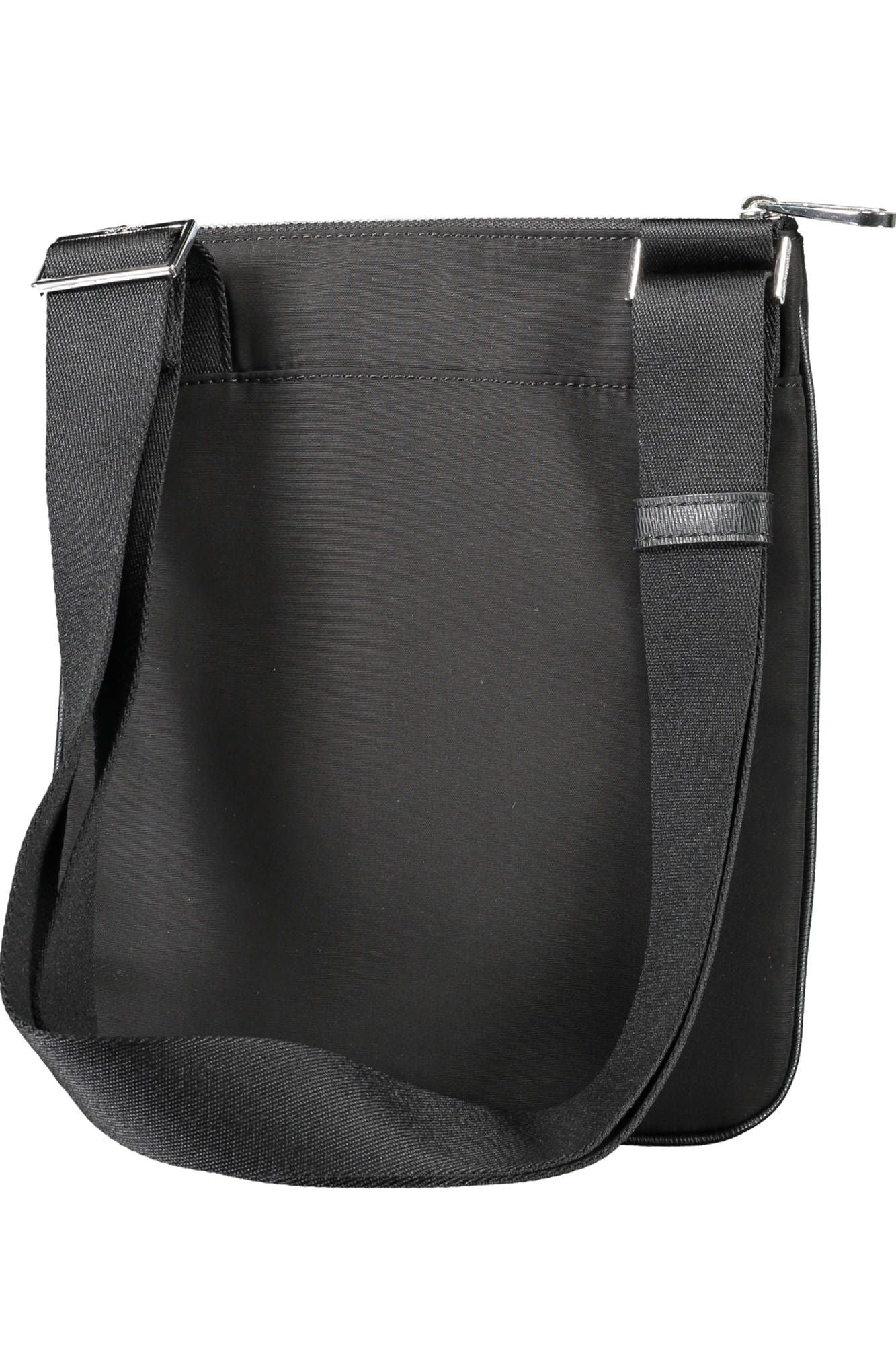 Black Polyester Men Shoulder Bag