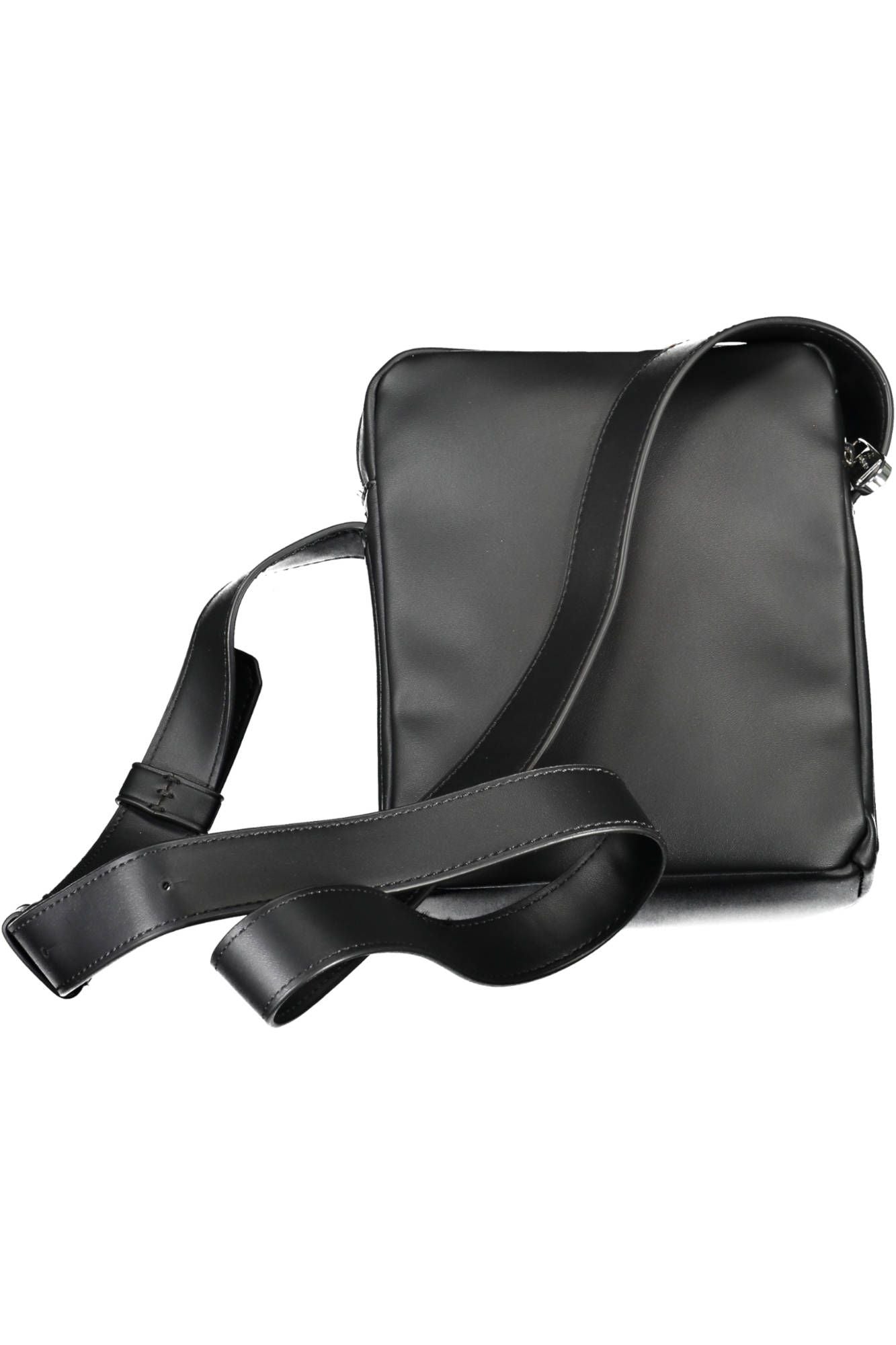 Black Polyester Men Shoulder Bag