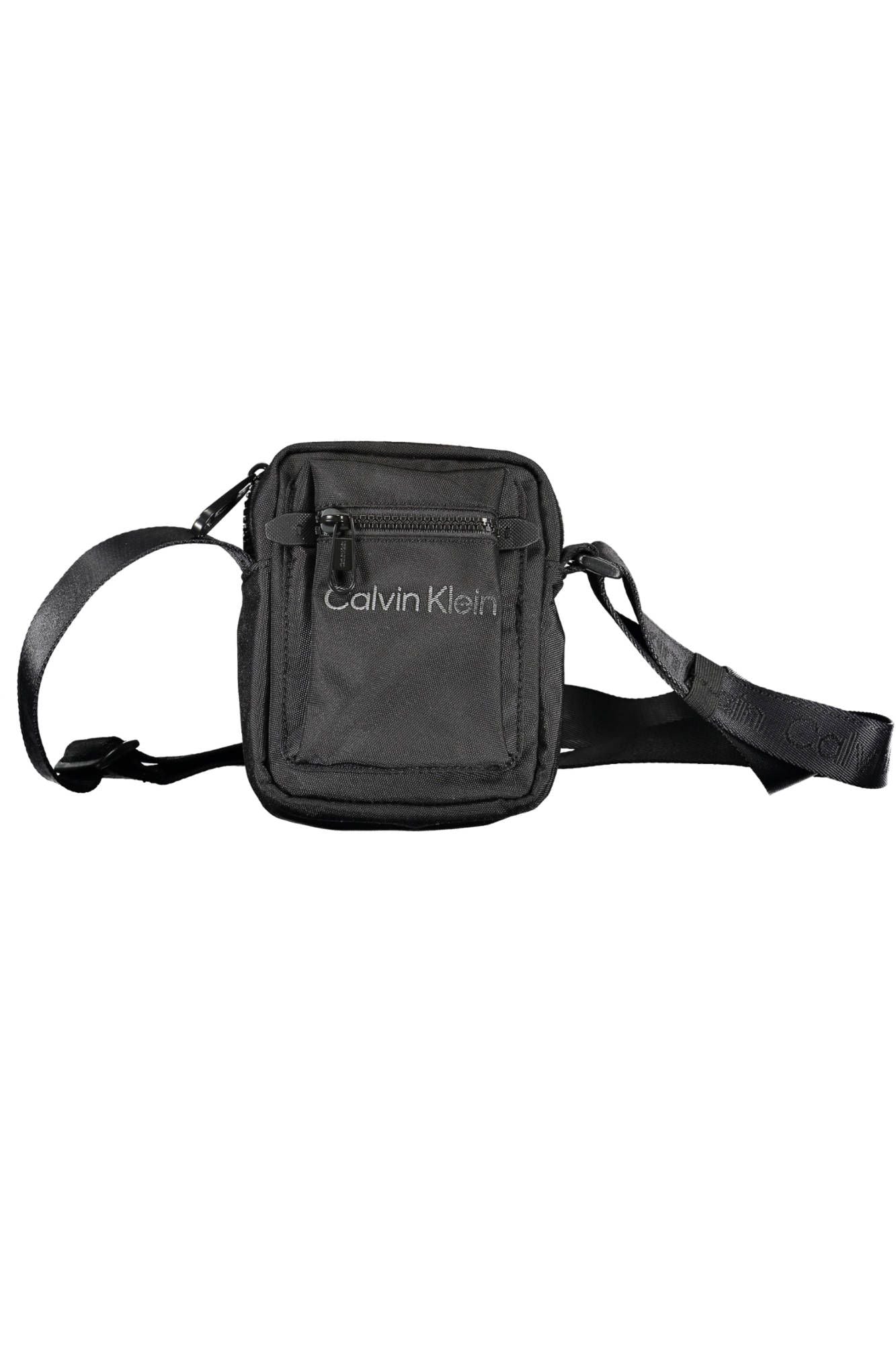 Black Polyester Men Shoulder Bag