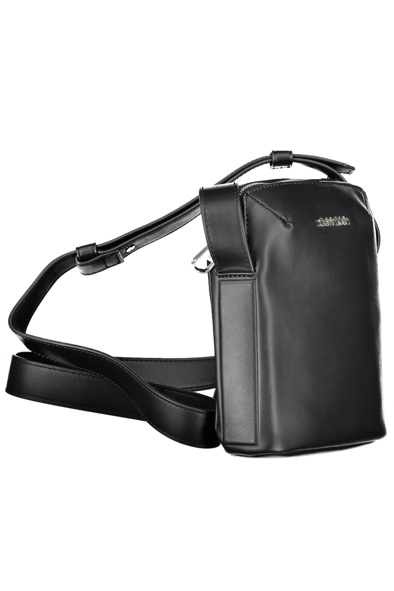 Black Polyester Men Shoulder Bag