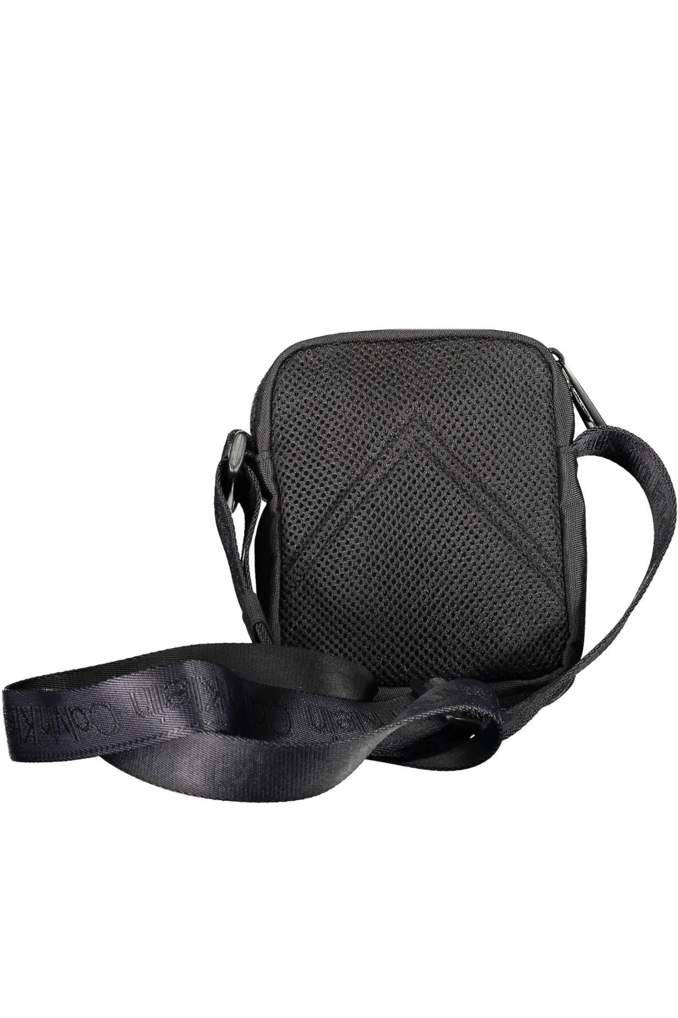 Black Polyester Men Shoulder Bag