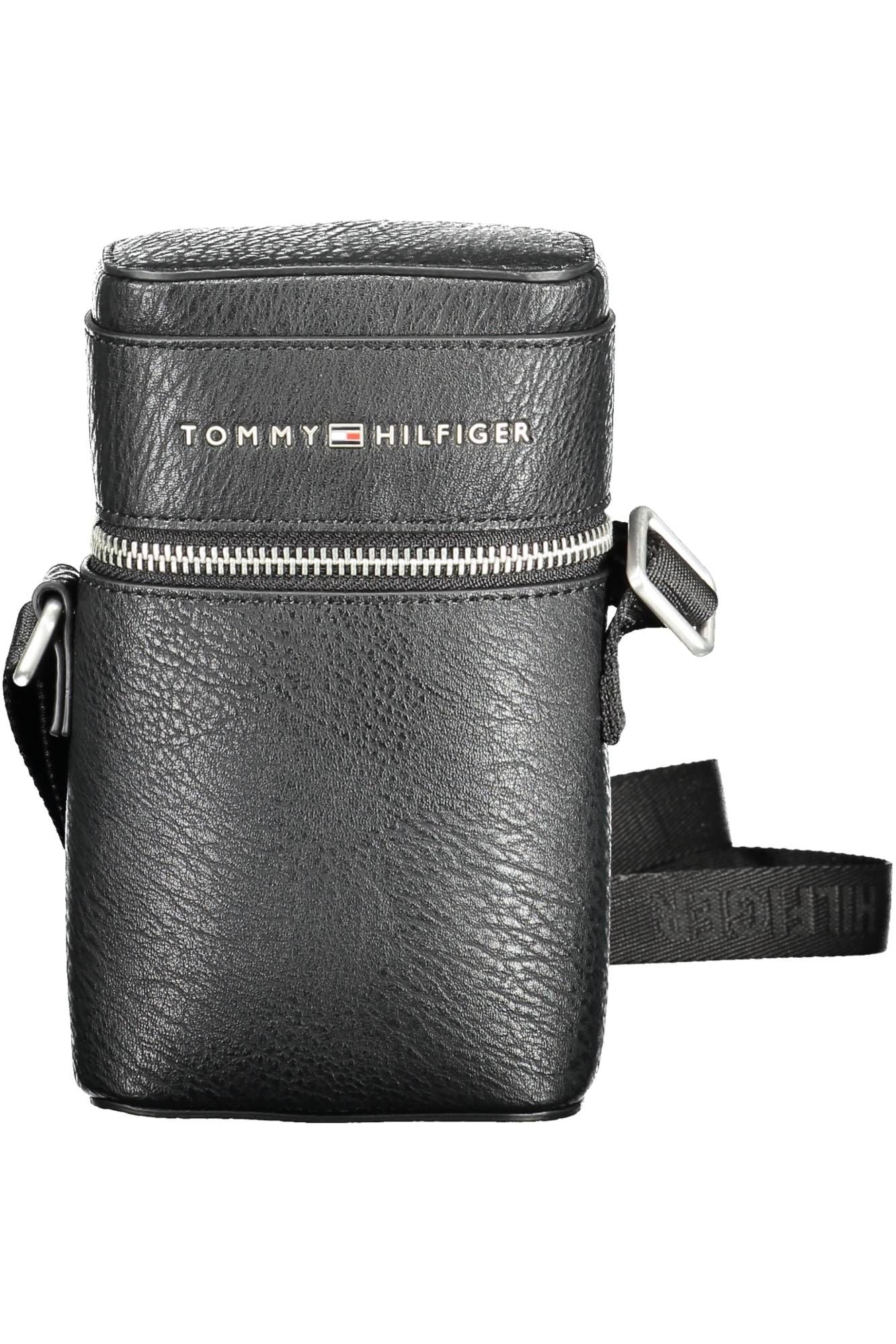 Black Polyethylene Men Shoulder Bag